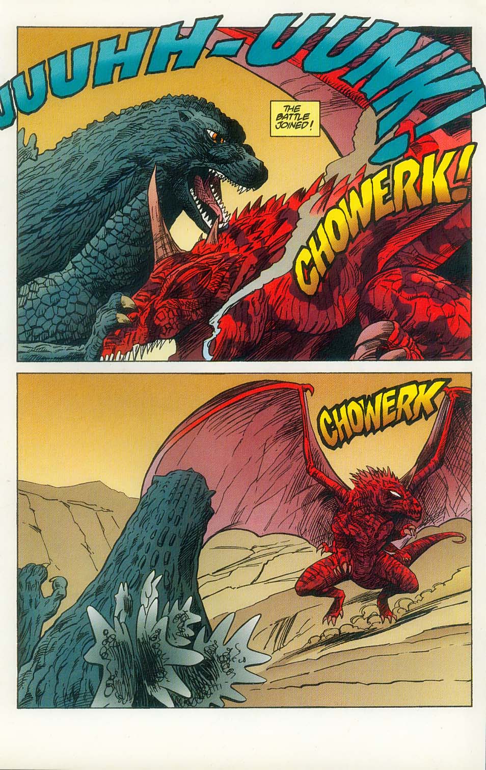Read online Godzilla (1995) comic -  Issue #16 - 18