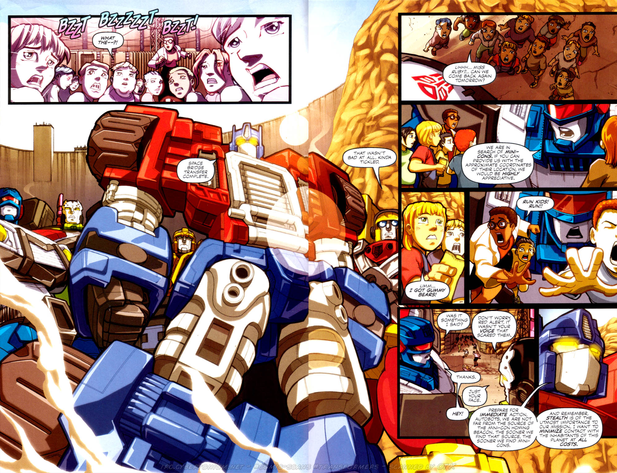 Read online Transformers Armada comic Issue 4