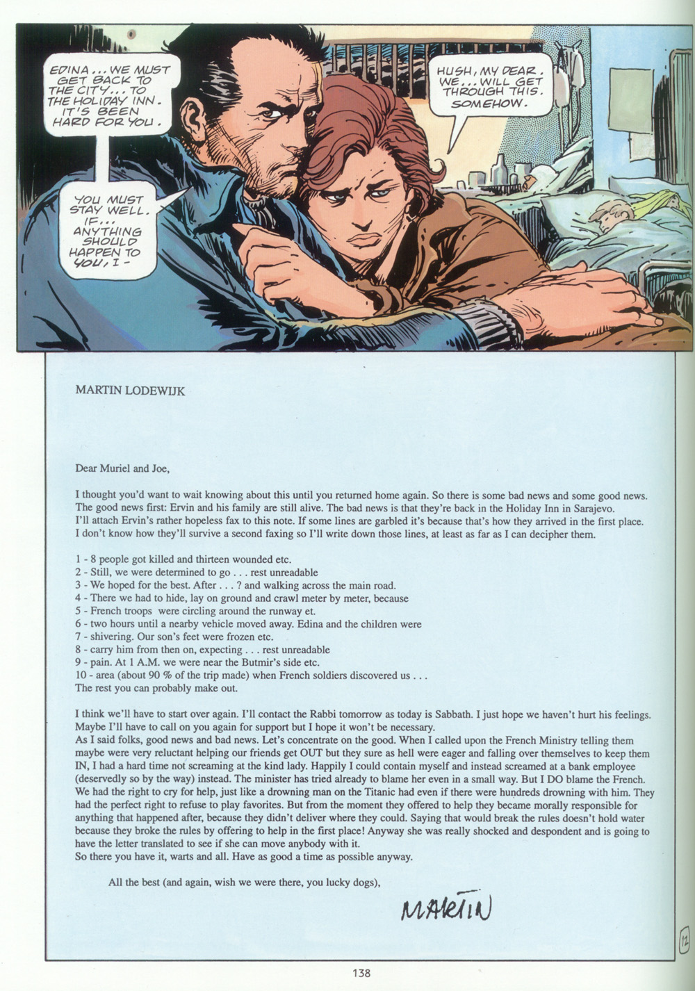 Read online Fax from Sarajevo comic -  Issue # TPB - 126