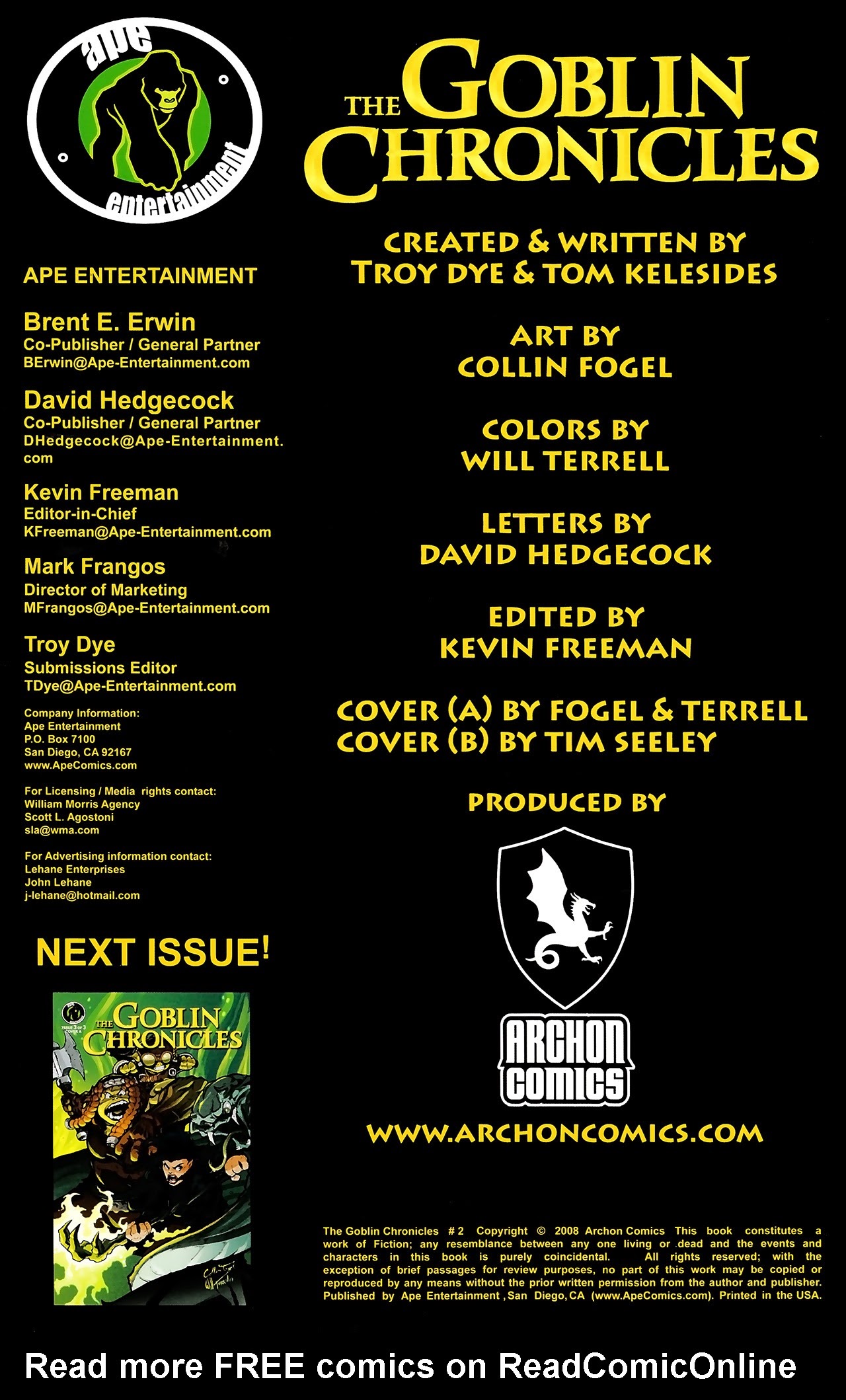 Read online Goblin Chronicles comic -  Issue #2 - 3