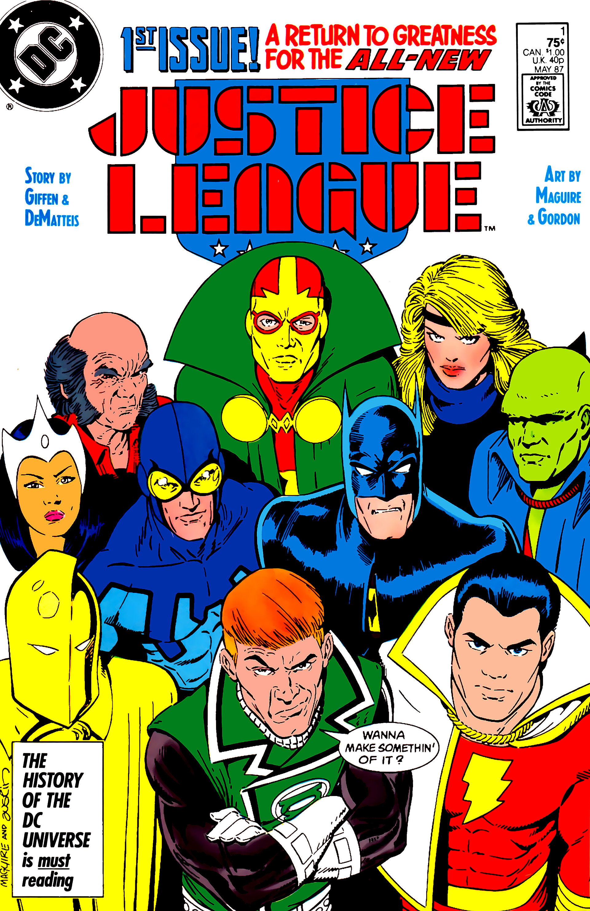 Read online Justice League (1987) comic -  Issue #1 - 1
