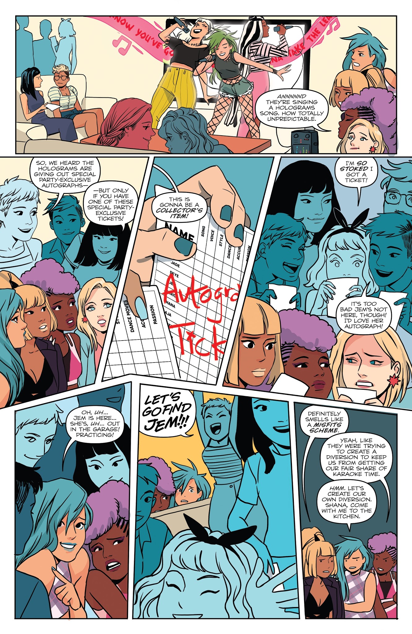 Read online Jem and the Holograms: Dimensions comic -  Issue #2 - 9