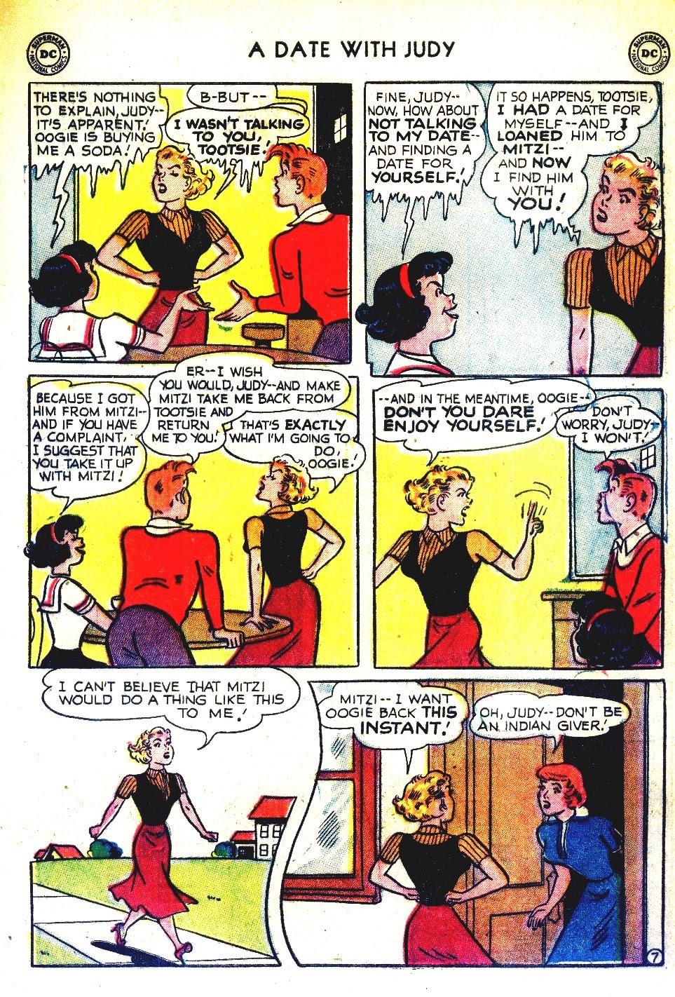 Read online A Date with Judy comic -  Issue #39 - 39