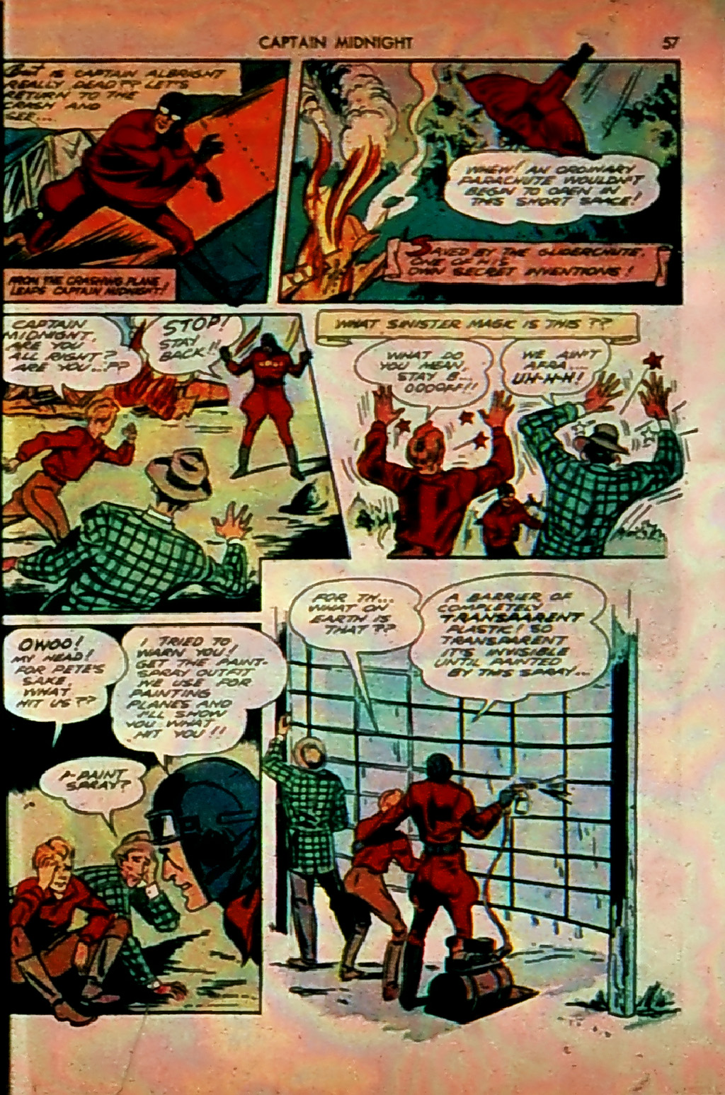 Read online Captain Midnight (1942) comic -  Issue #1 - 57