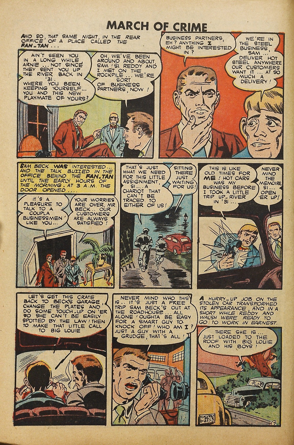 Read online March of Crime comic -  Issue #1 - 8