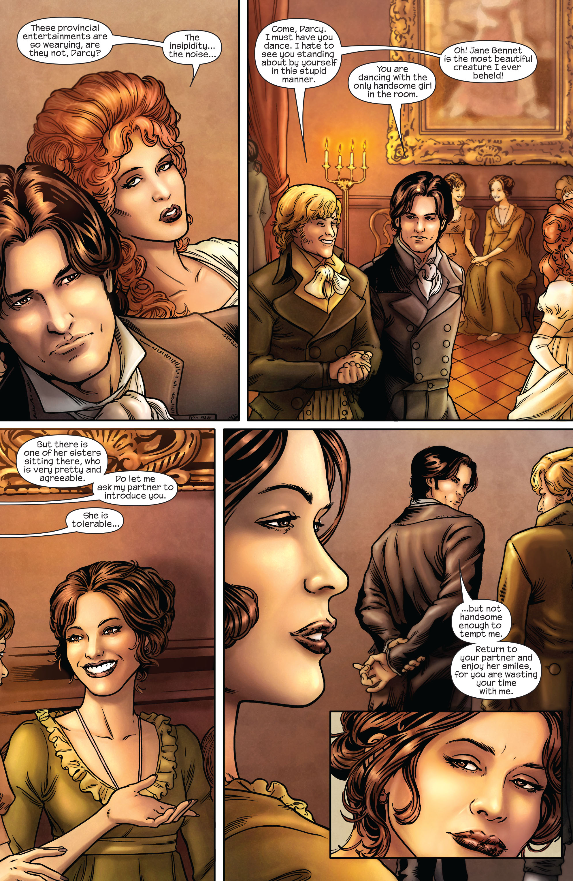 Read online Pride & Prejudice (2009) comic -  Issue #1 - 9