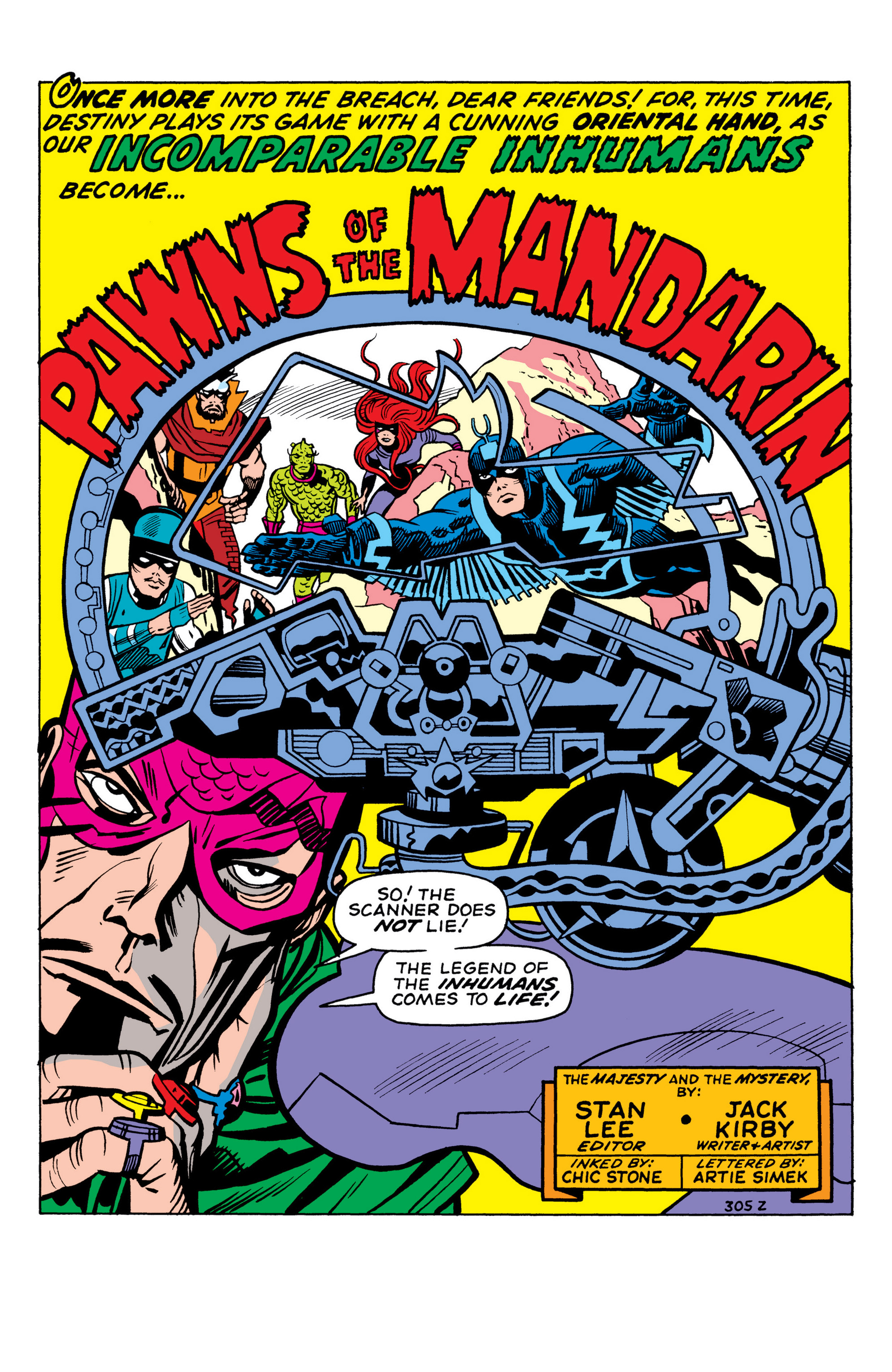 Read online Marvel Masterworks: The Inhumans comic -  Issue # TPB 1 (Part 1) - 92
