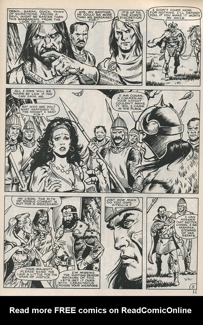Read online The Savage Sword Of Conan comic -  Issue #130 - 11