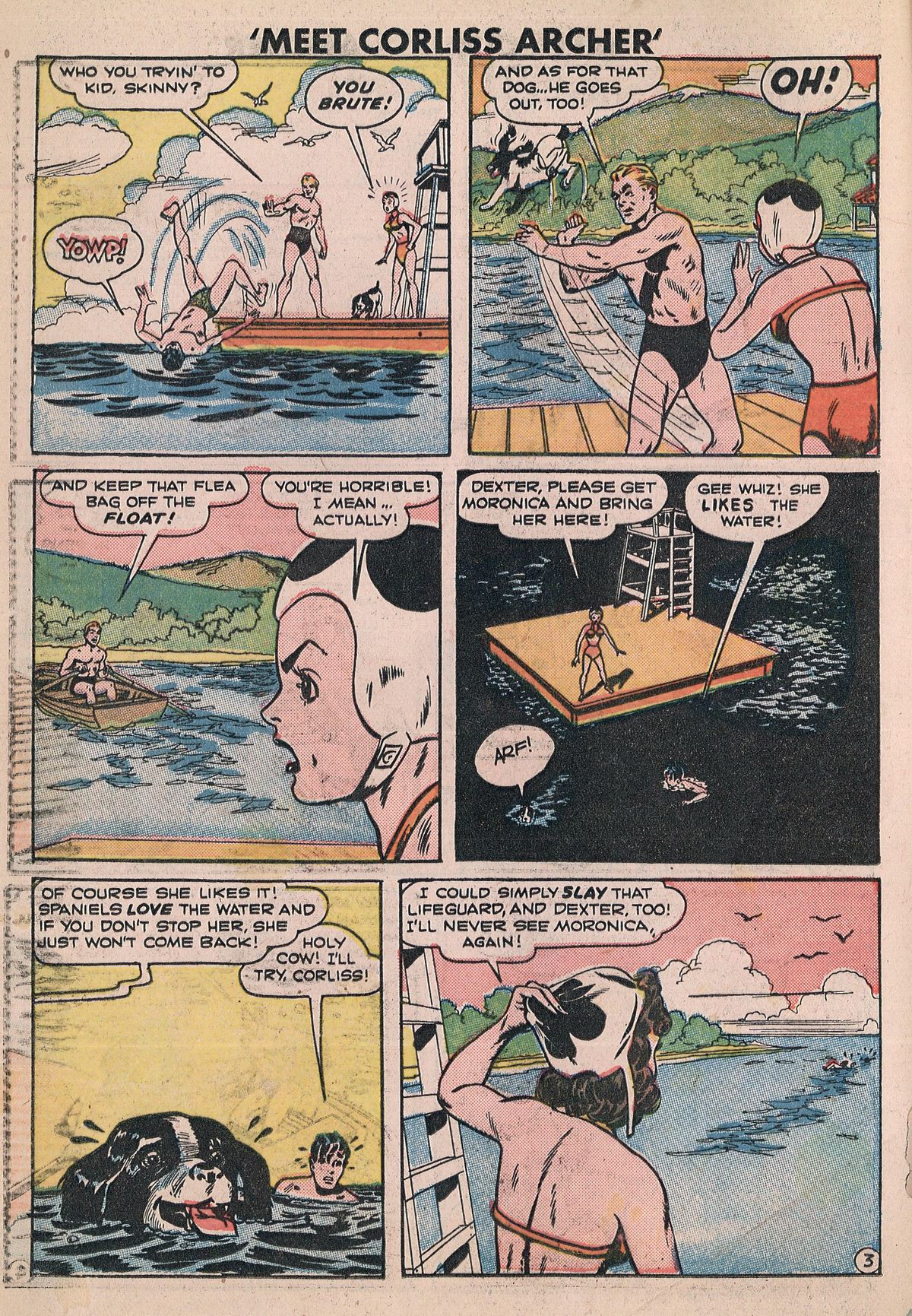 Read online Meet Corliss Archer comic -  Issue #3 - 4