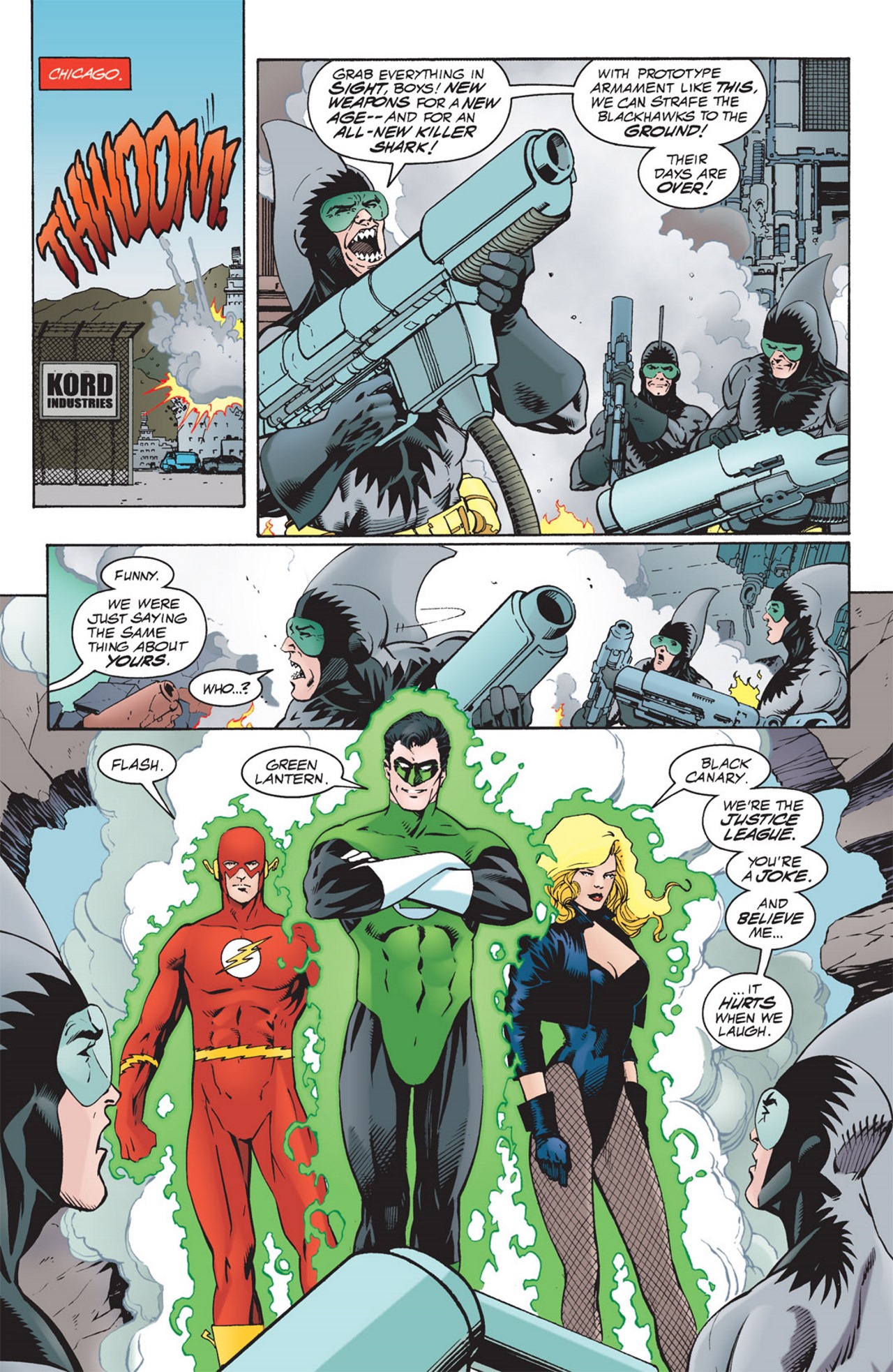 Read online JLA: Year One comic -  Issue #3 - 4