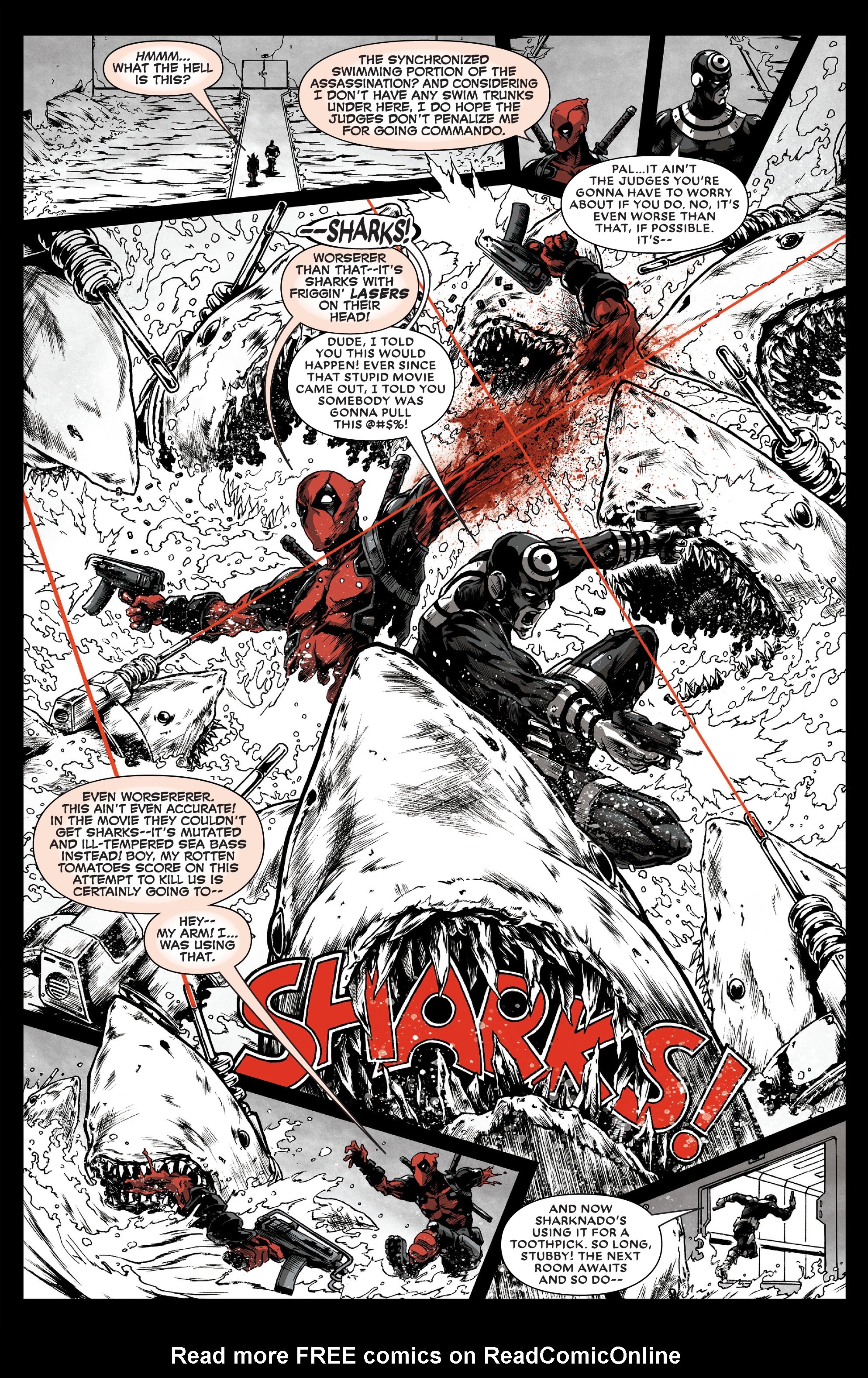 Read online Deadpool: Black, White & Blood comic -  Issue #3 - 17