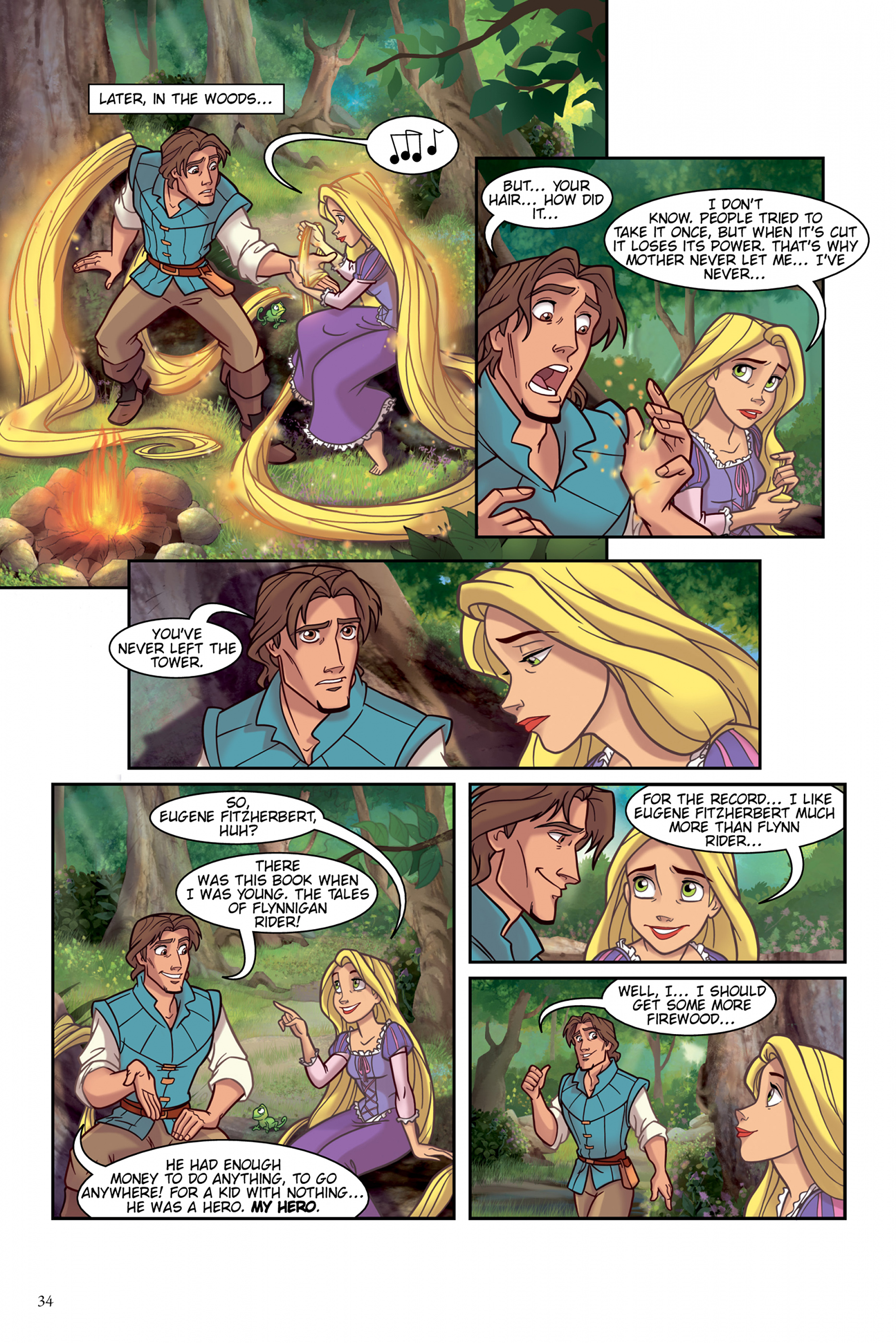 Read online Disney Tangled: The Story of the Movie in Comics comic -  Issue # Full - 36