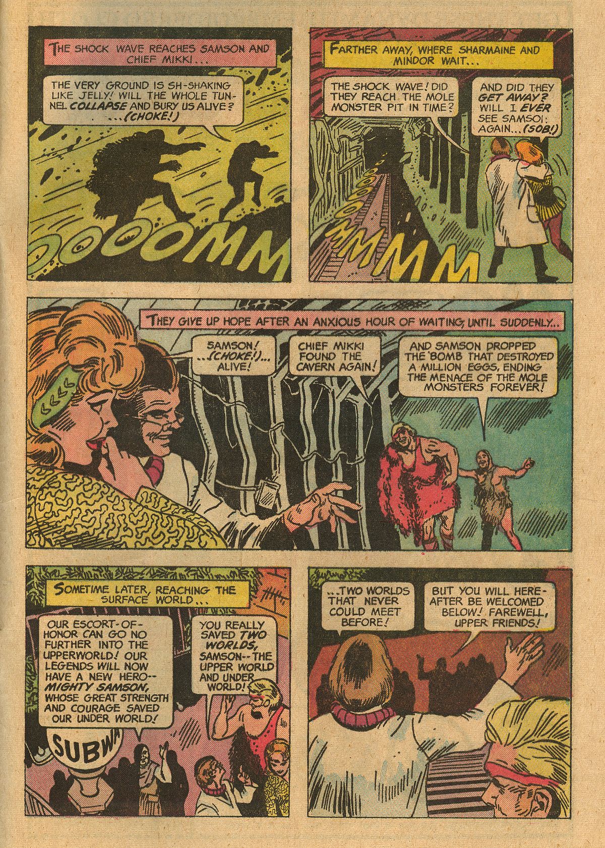 Read online Mighty Samson (1964) comic -  Issue #21 - 33