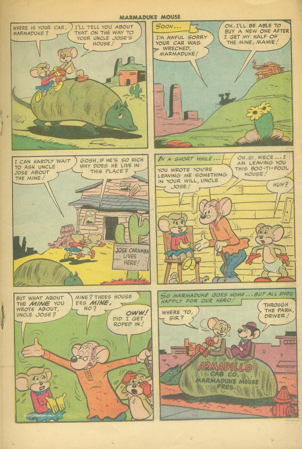 Read online Marmaduke Mouse comic -  Issue #64 - 19