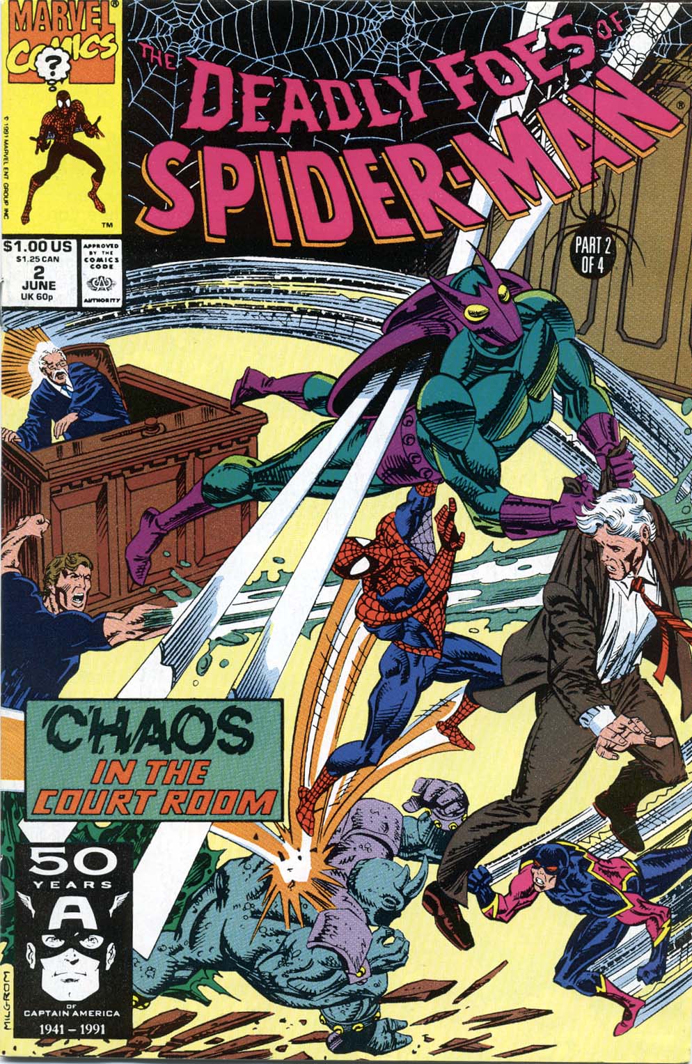 Read online Deadly Foes of Spider-Man comic -  Issue #2 - 1