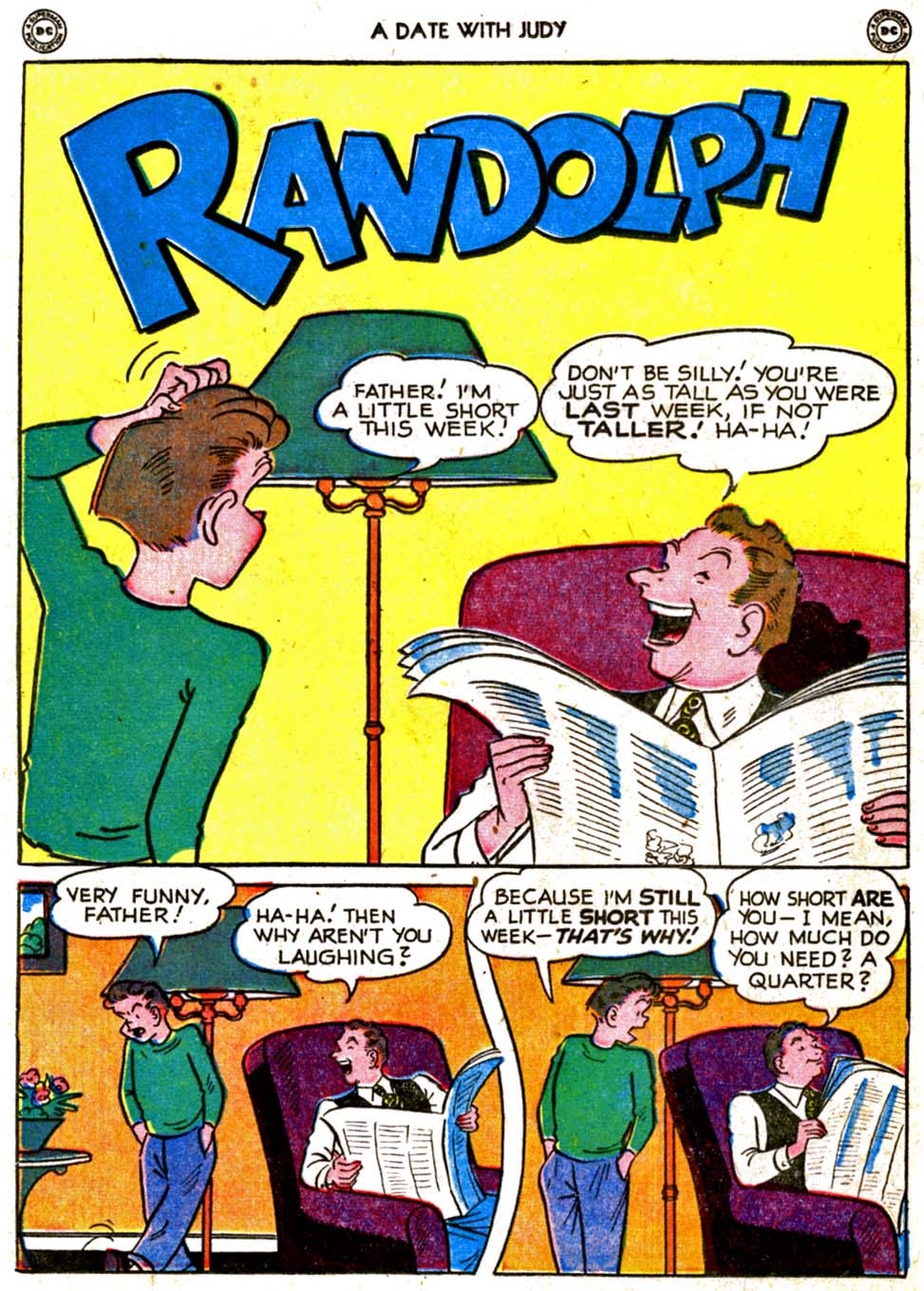 Read online A Date with Judy comic -  Issue #12 - 34