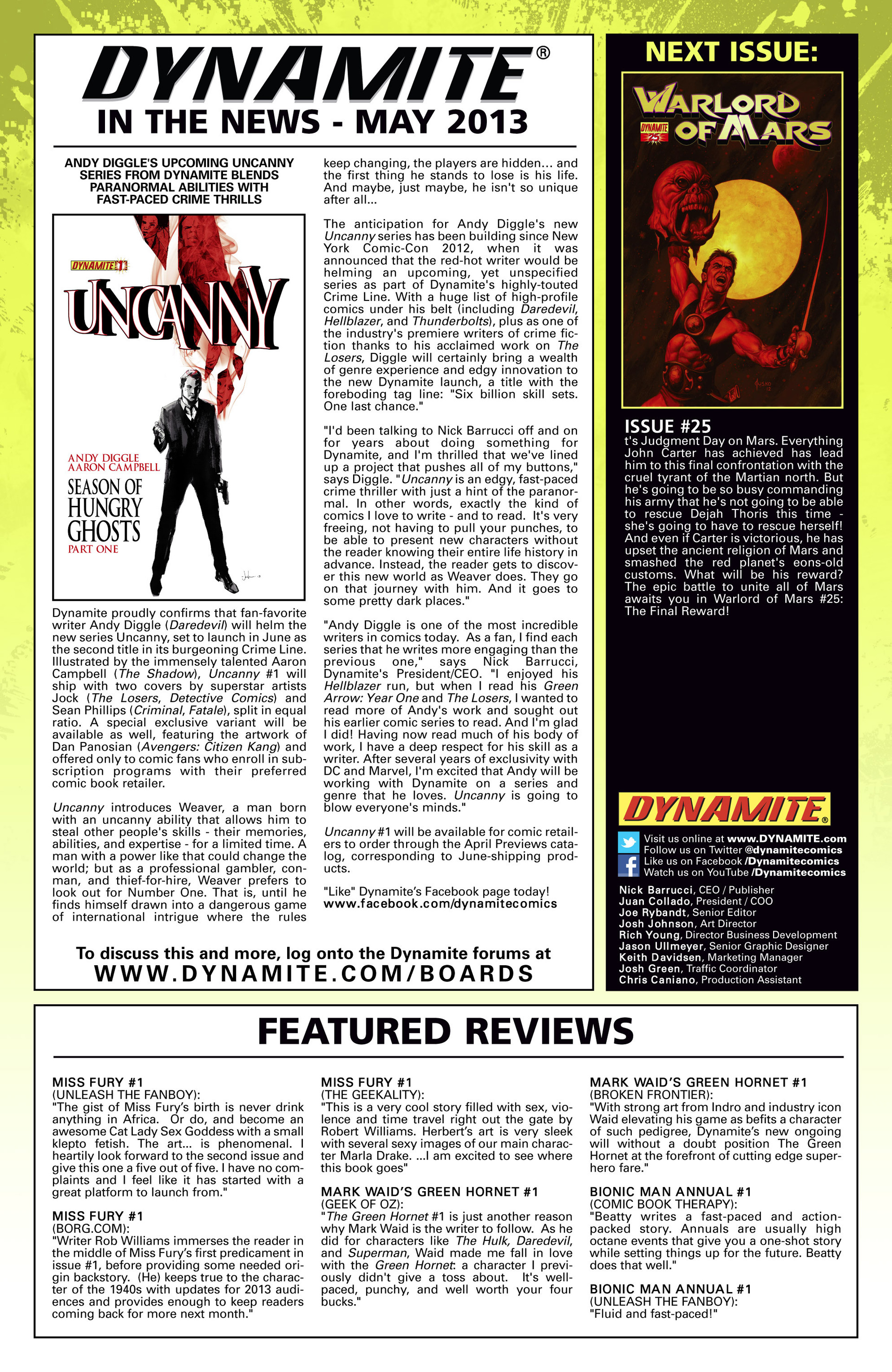 Read online Warlord of Mars comic -  Issue #24 - 26