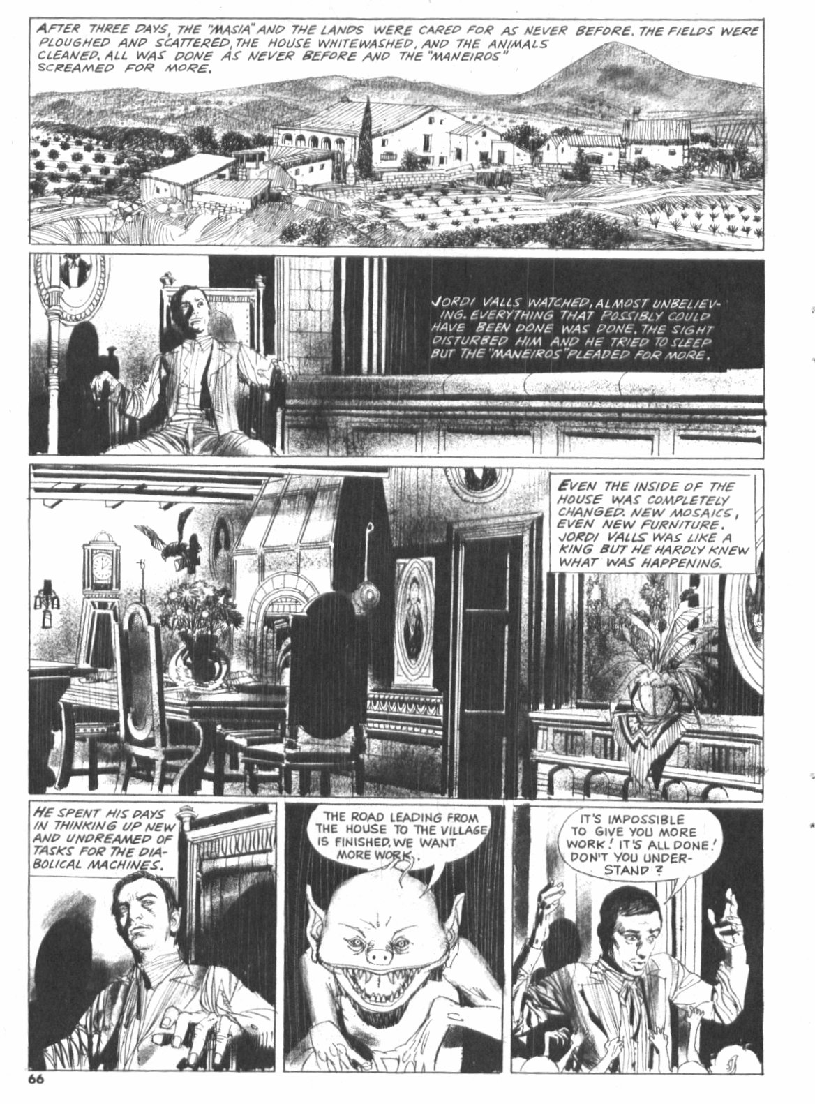 Read online Creepy (1964) comic -  Issue #65 - 66