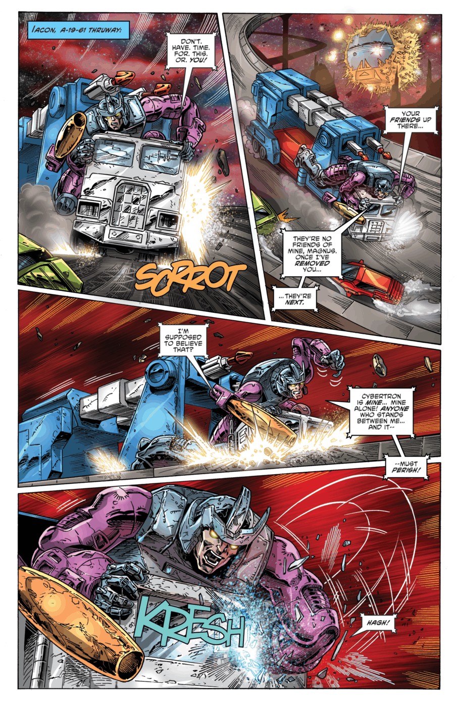 Read online The Transformers: Regeneration One comic -  Issue #94 - 18