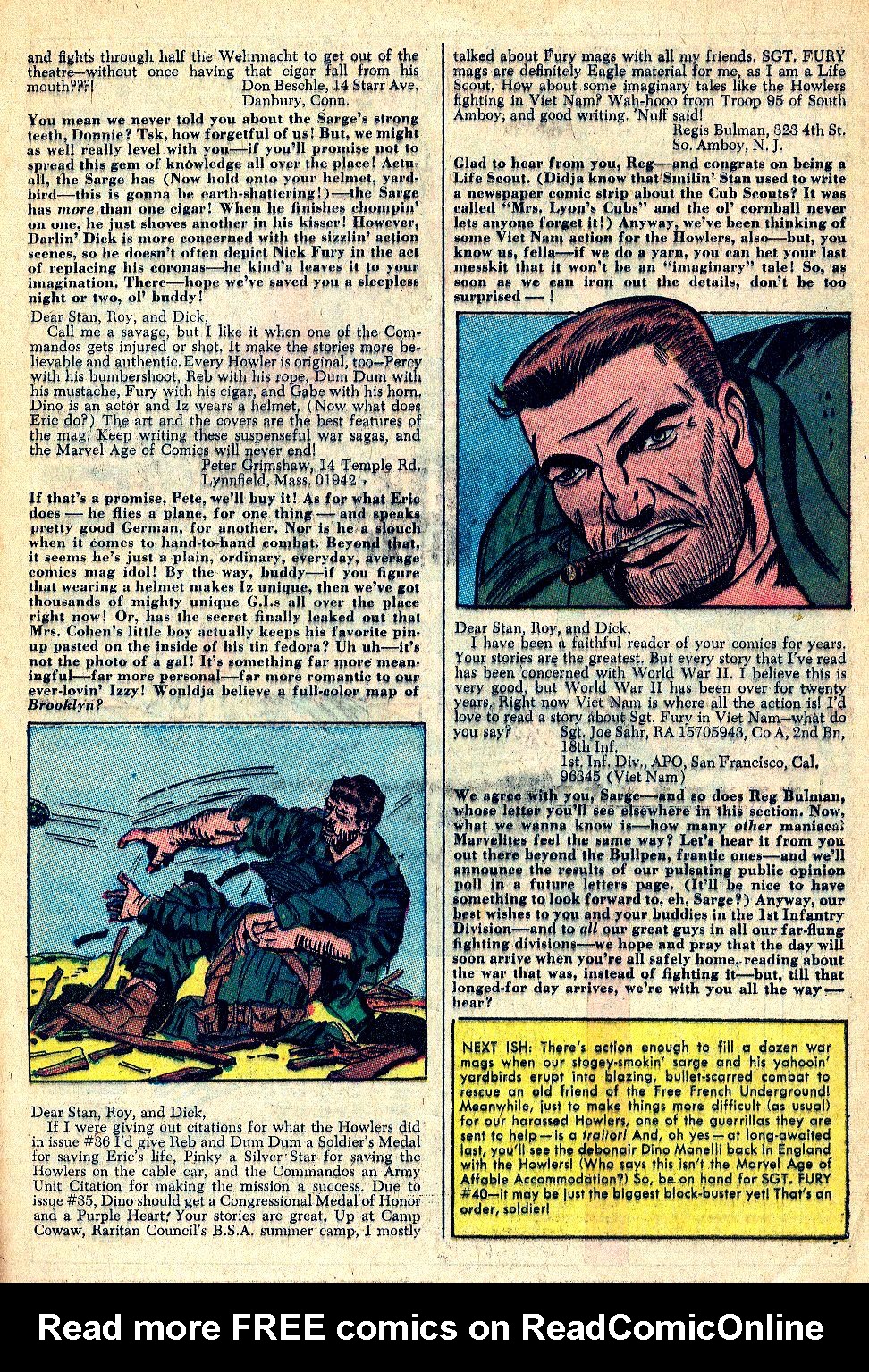 Read online Sgt. Fury comic -  Issue #39 - 33