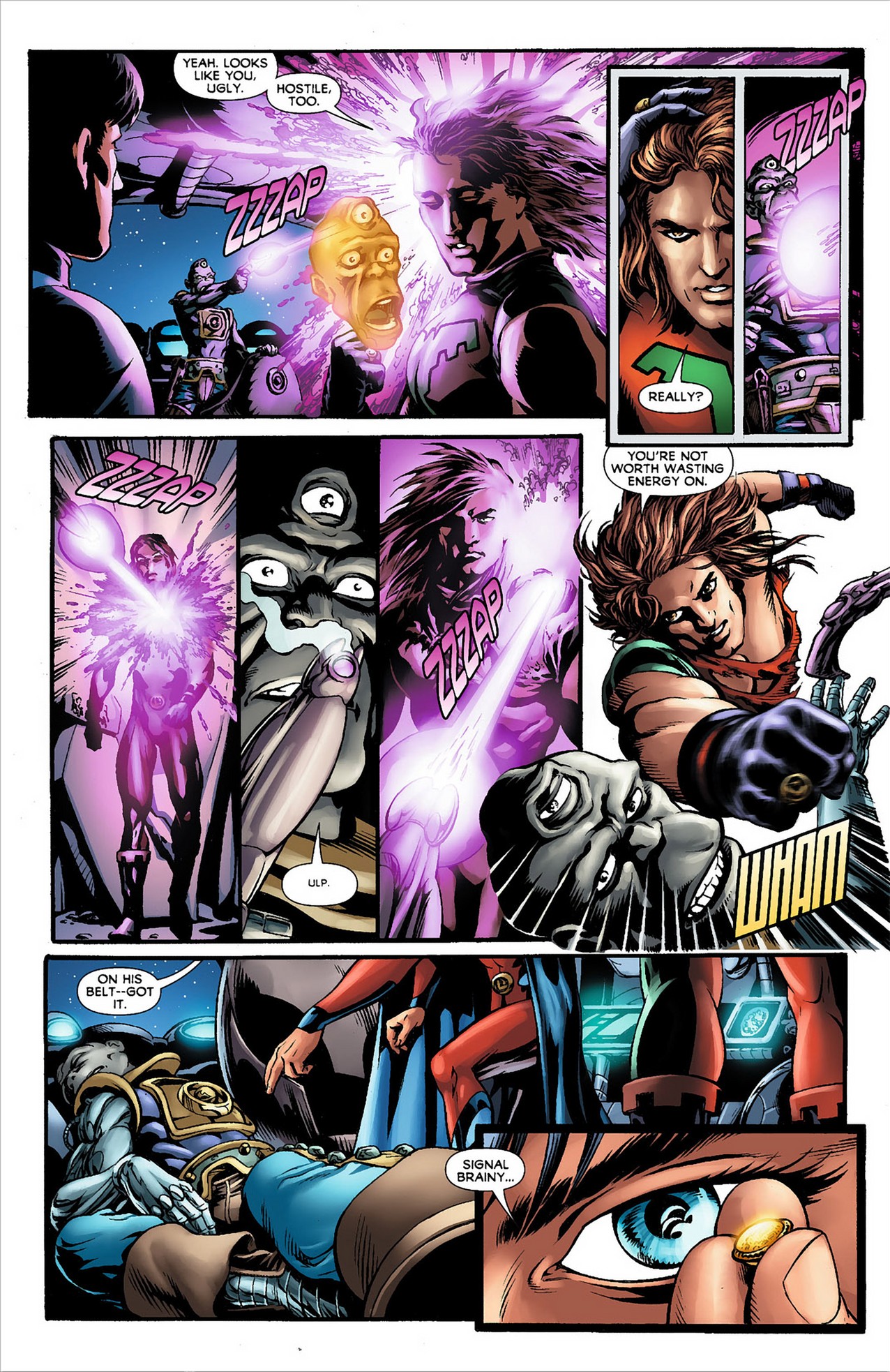 Read online Legion of Super-Heroes (2011) comic -  Issue #8 - 9