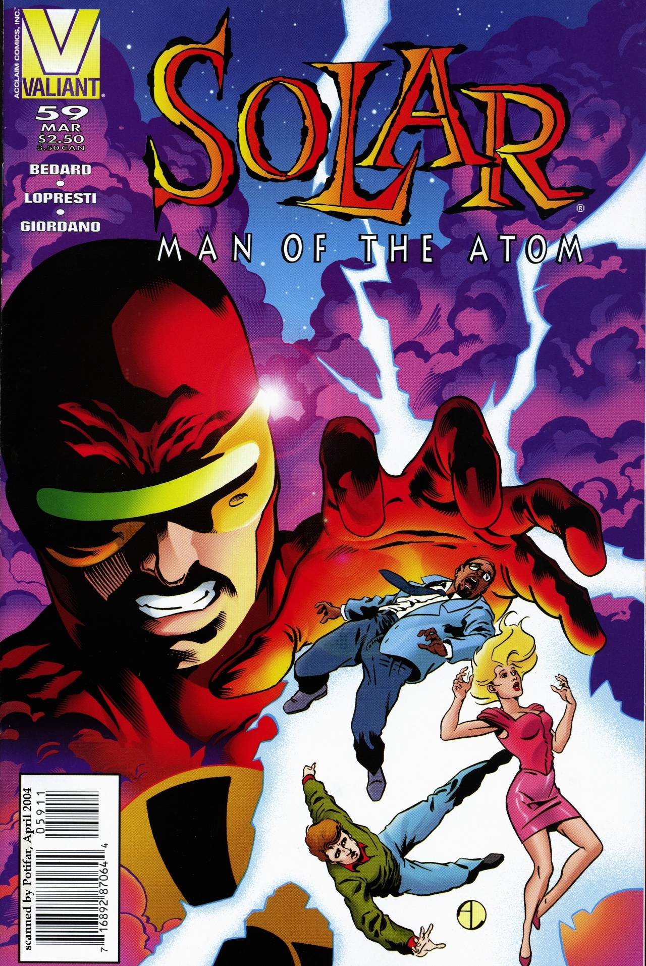 Read online Solar, Man of the Atom comic -  Issue #59 - 1