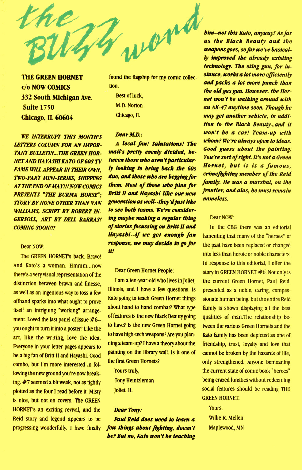 Read online The Green Hornet (1989) comic -  Issue #9 - 24