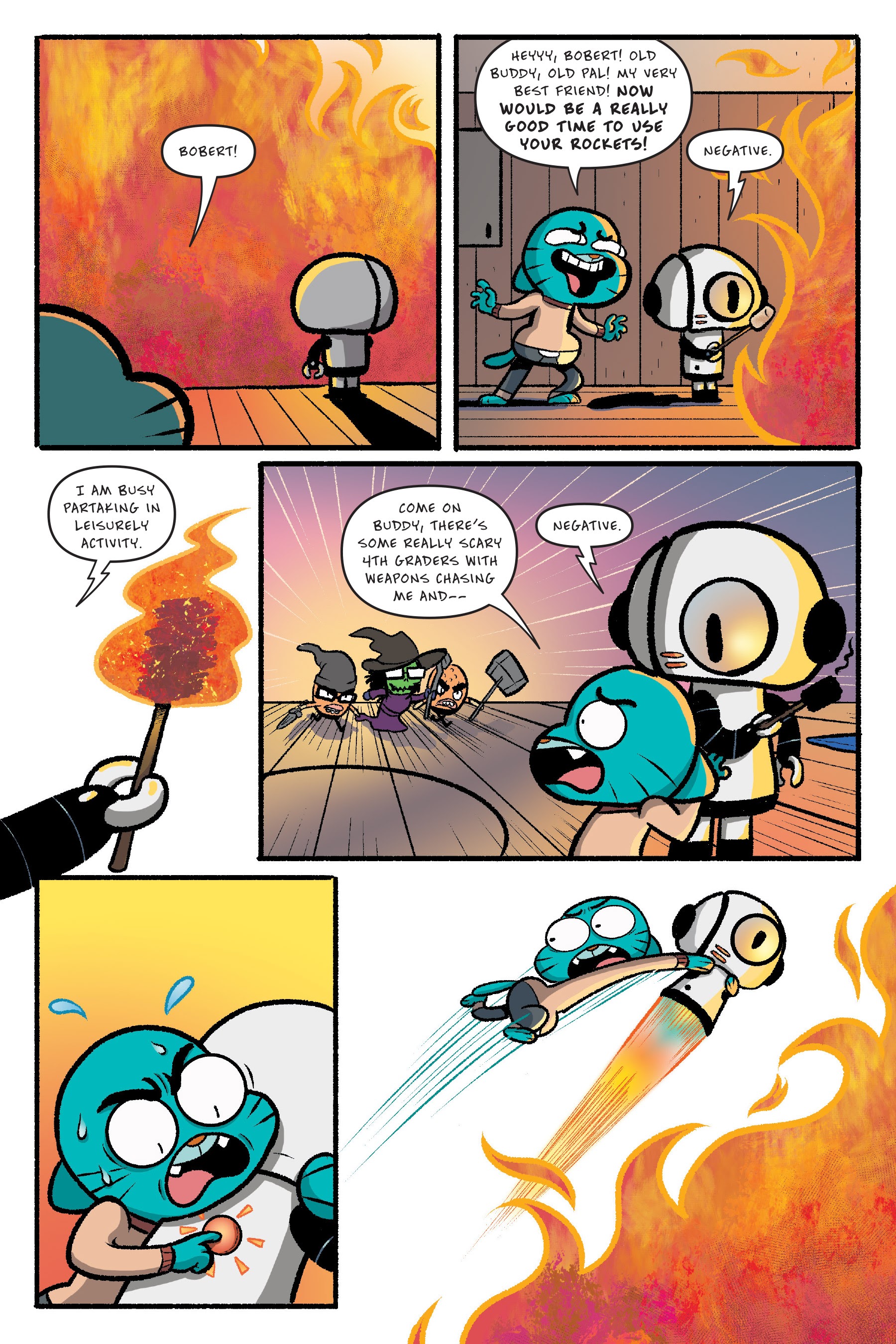 Read online The Amazing World of Gumball: The Storm comic -  Issue # TPB - 121