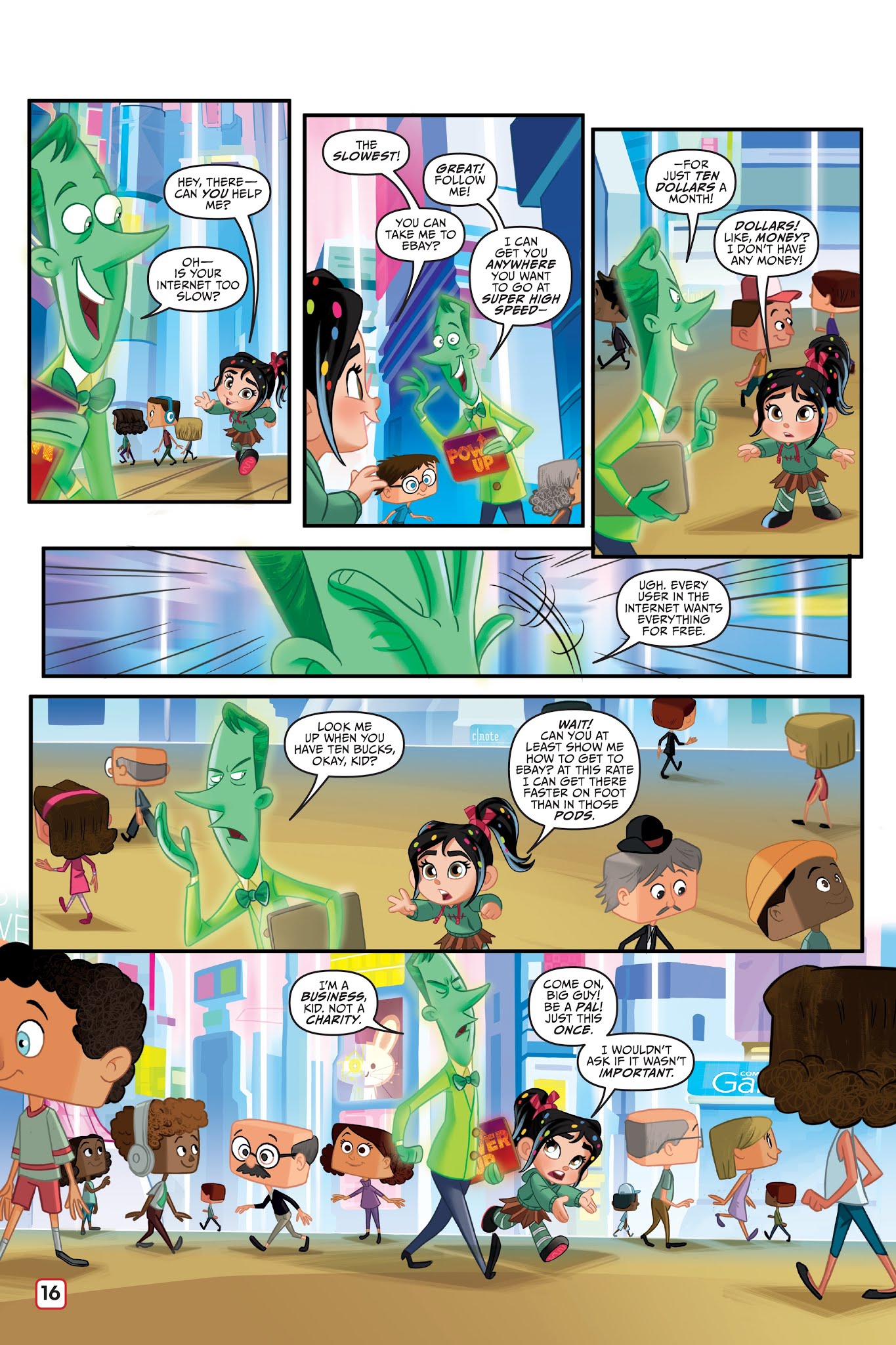 Read online Disney Ralph Breaks the Internet: Click Start- Select-Your-Story Adventure comic -  Issue # Full - 15