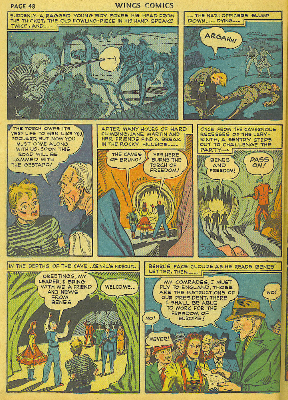 Read online Wings Comics comic -  Issue #18 - 49