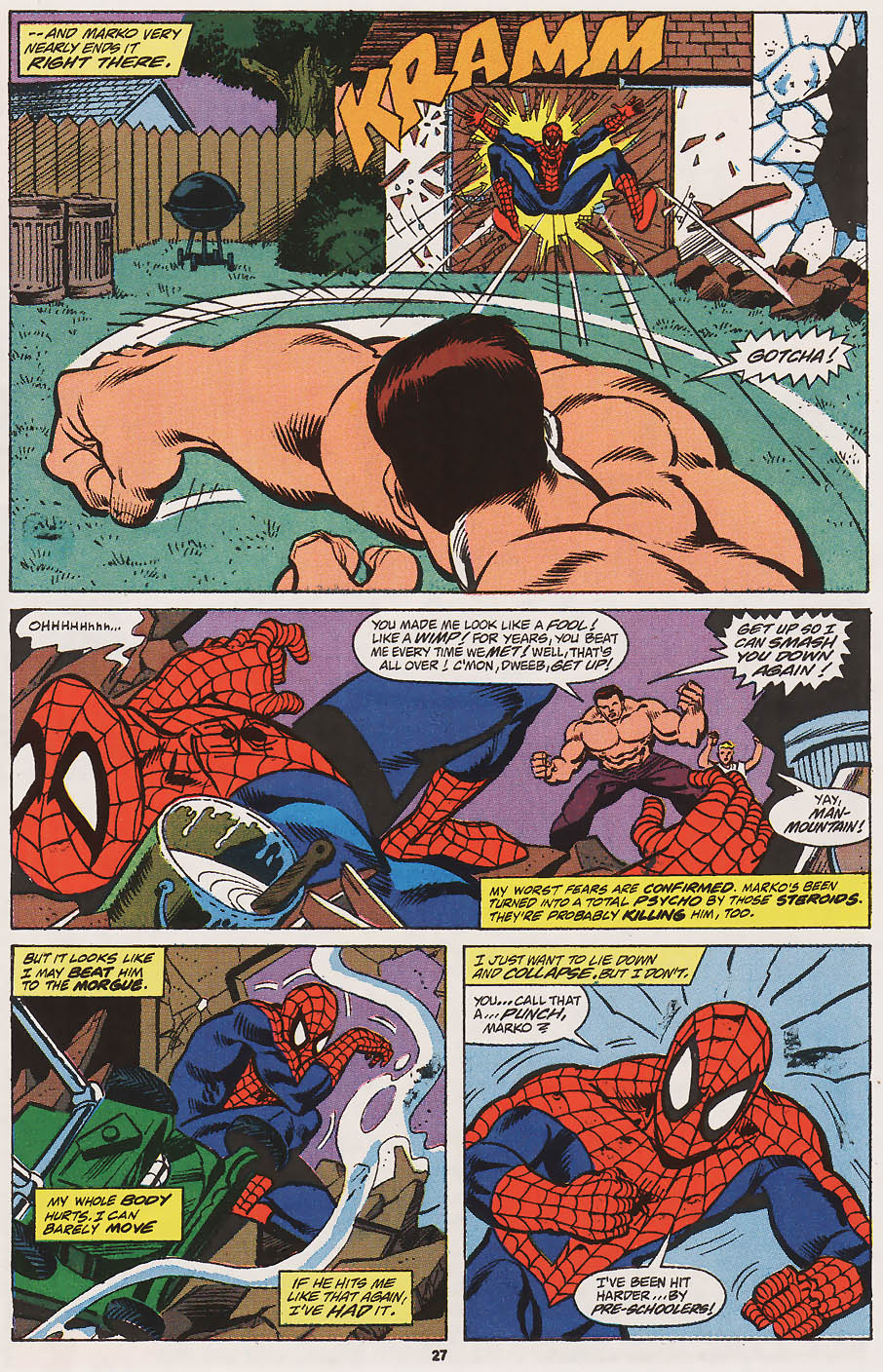 Read online Web of Spider-Man (1985) comic -  Issue #82 - 22
