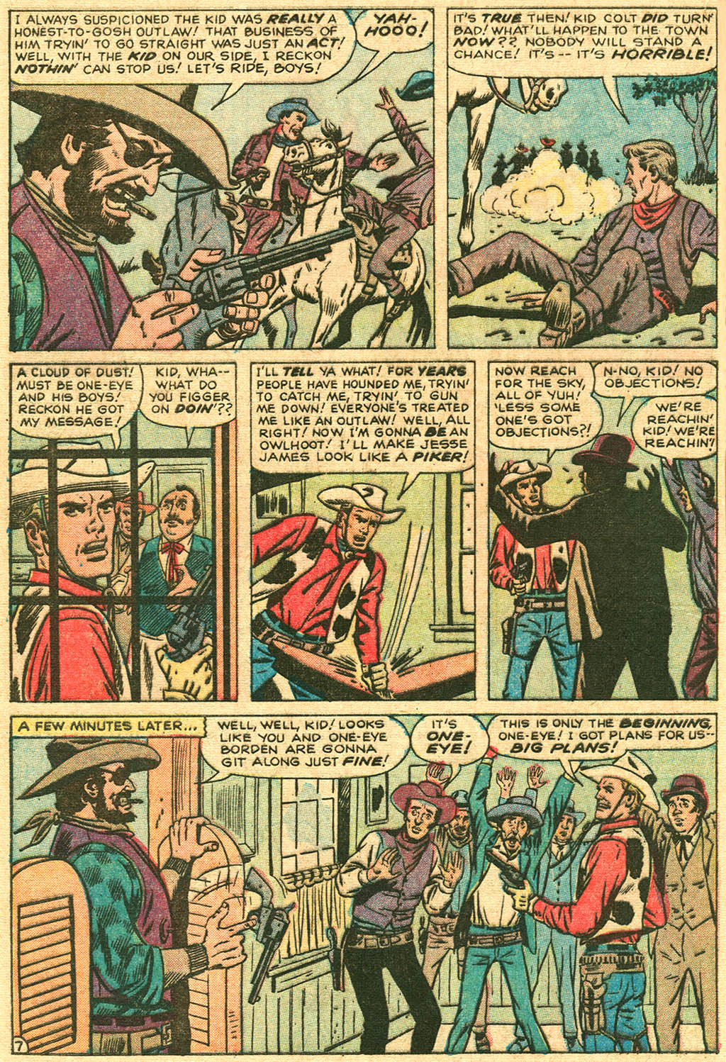 Read online Kid Colt Outlaw comic -  Issue #130 - 32