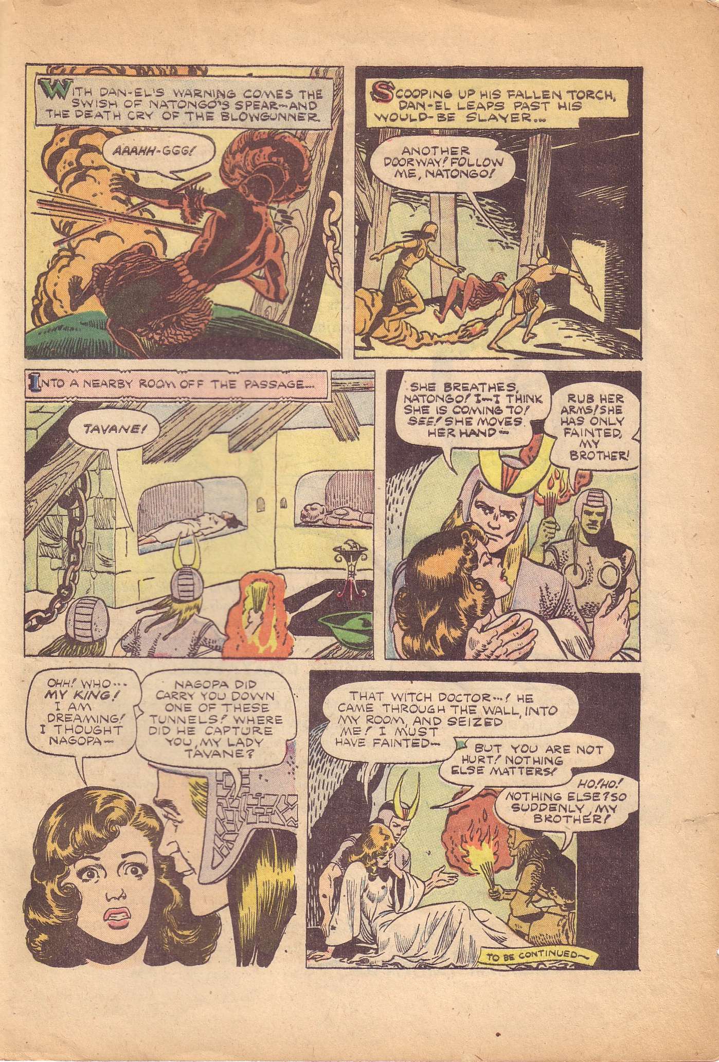 Read online Tarzan (1948) comic -  Issue #50 - 49