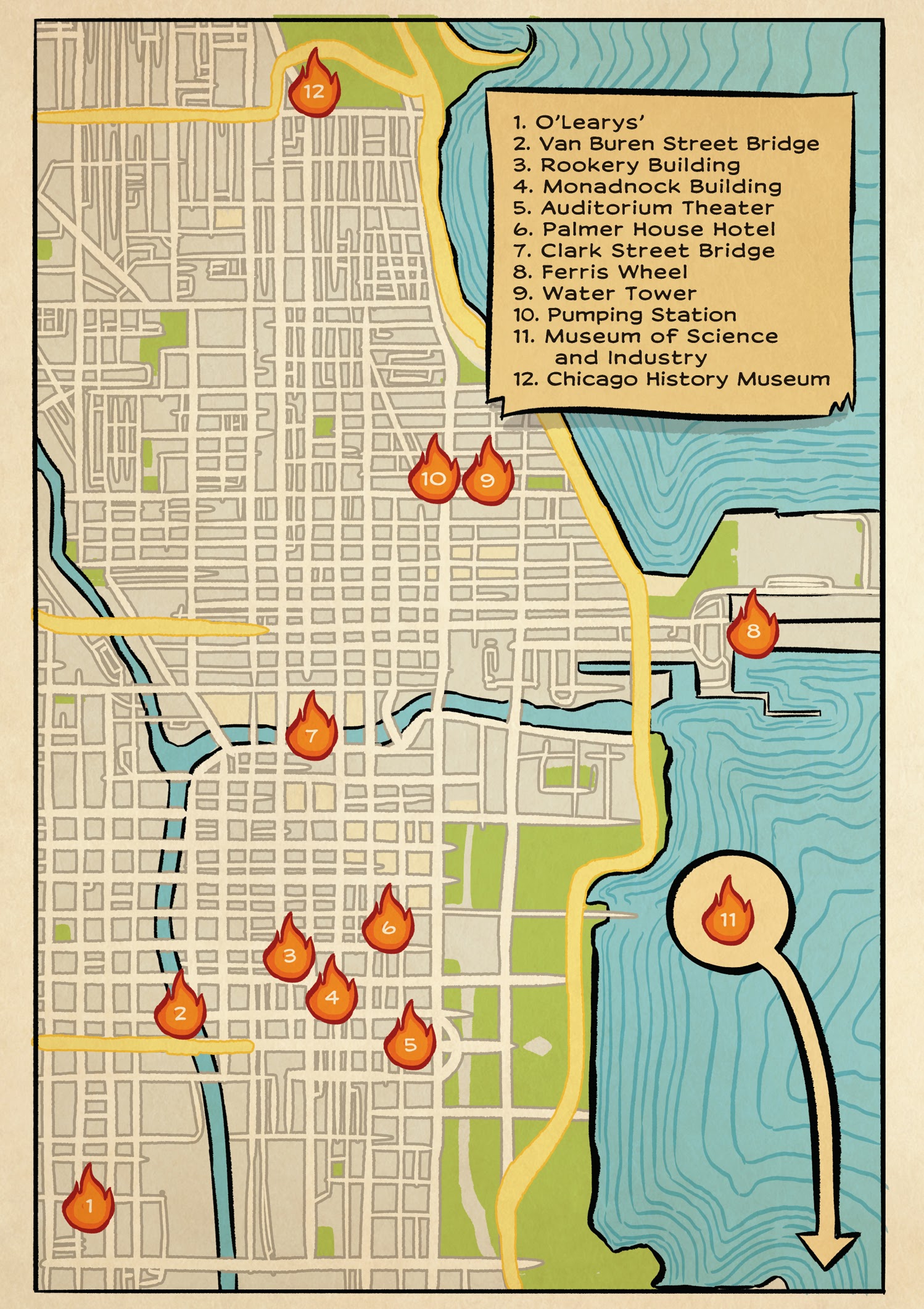 Read online History Comics comic -  Issue # The Great Chicago Fire: Rising From the Ashes - 122