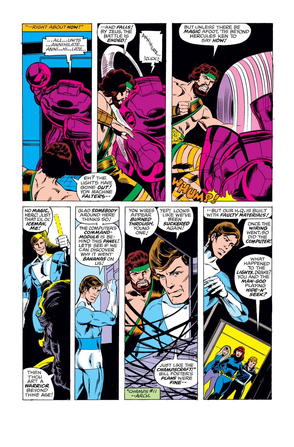 Read online The Champions comic -  Issue #14 - 16