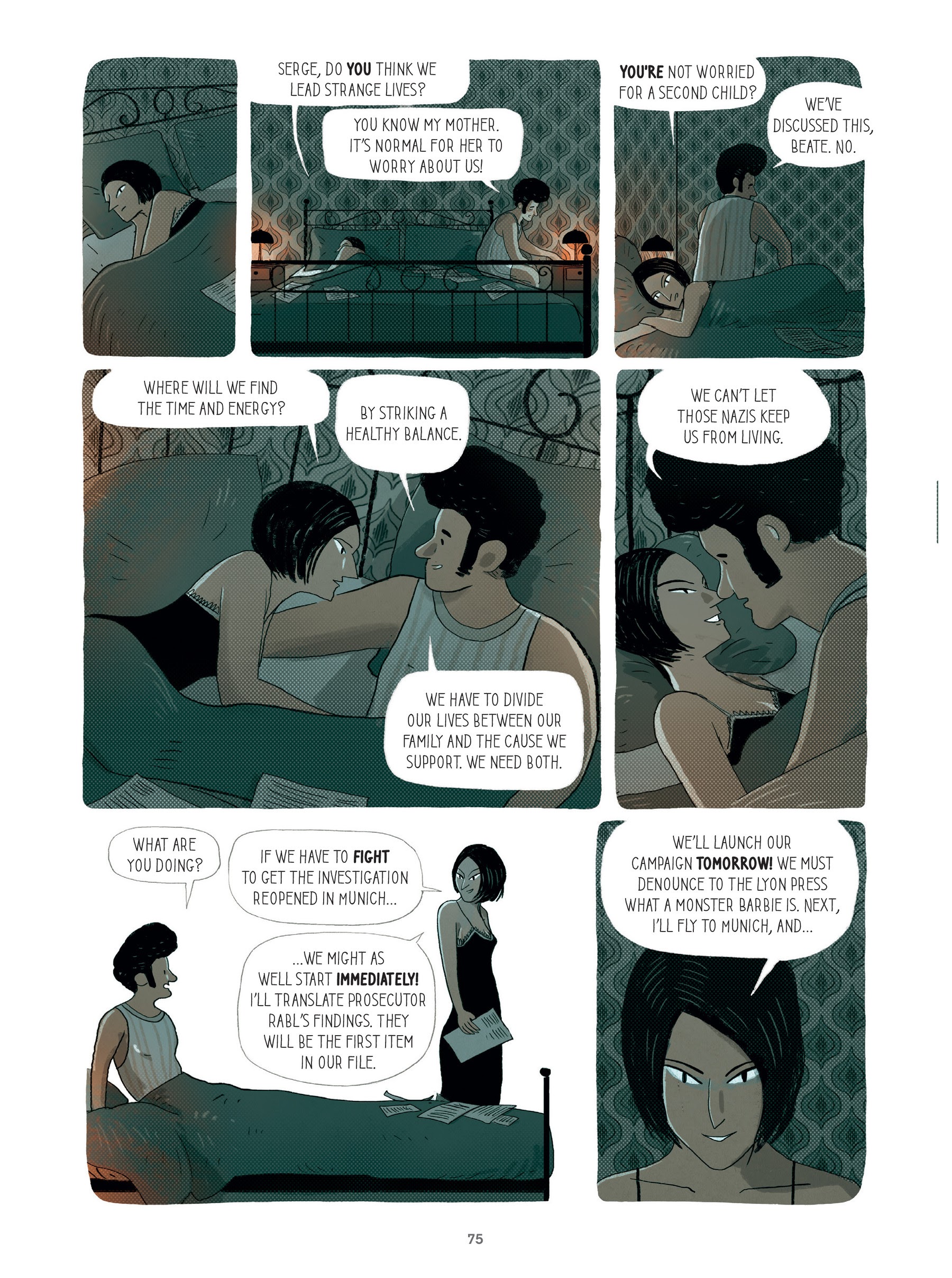Read online For Justice: The Serge & Beate Klarsfeld Story comic -  Issue # TPB (Part 1) - 75