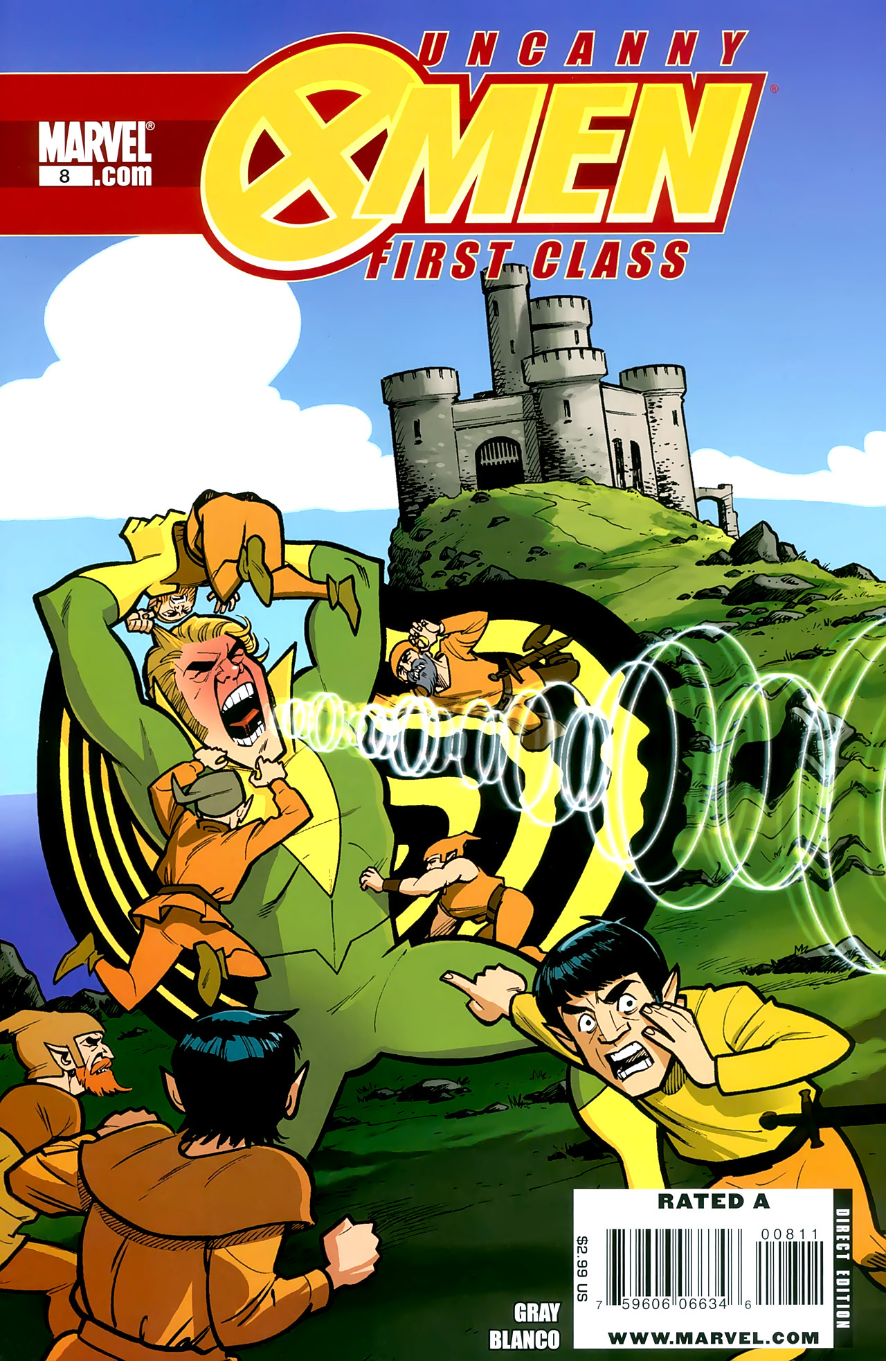 Read online Uncanny X-Men: First Class comic -  Issue #8 - 1