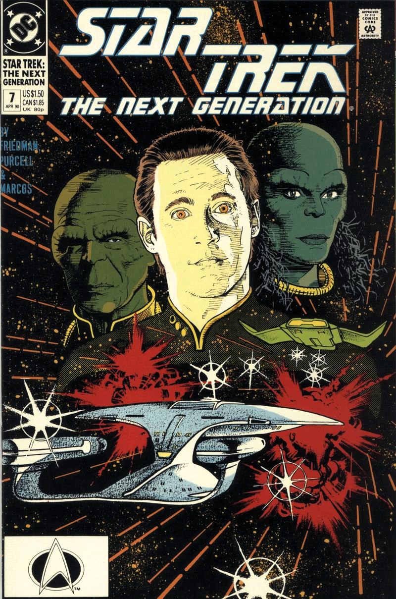 Read online Star Trek: The Next Generation (1989) comic -  Issue #7 - 1