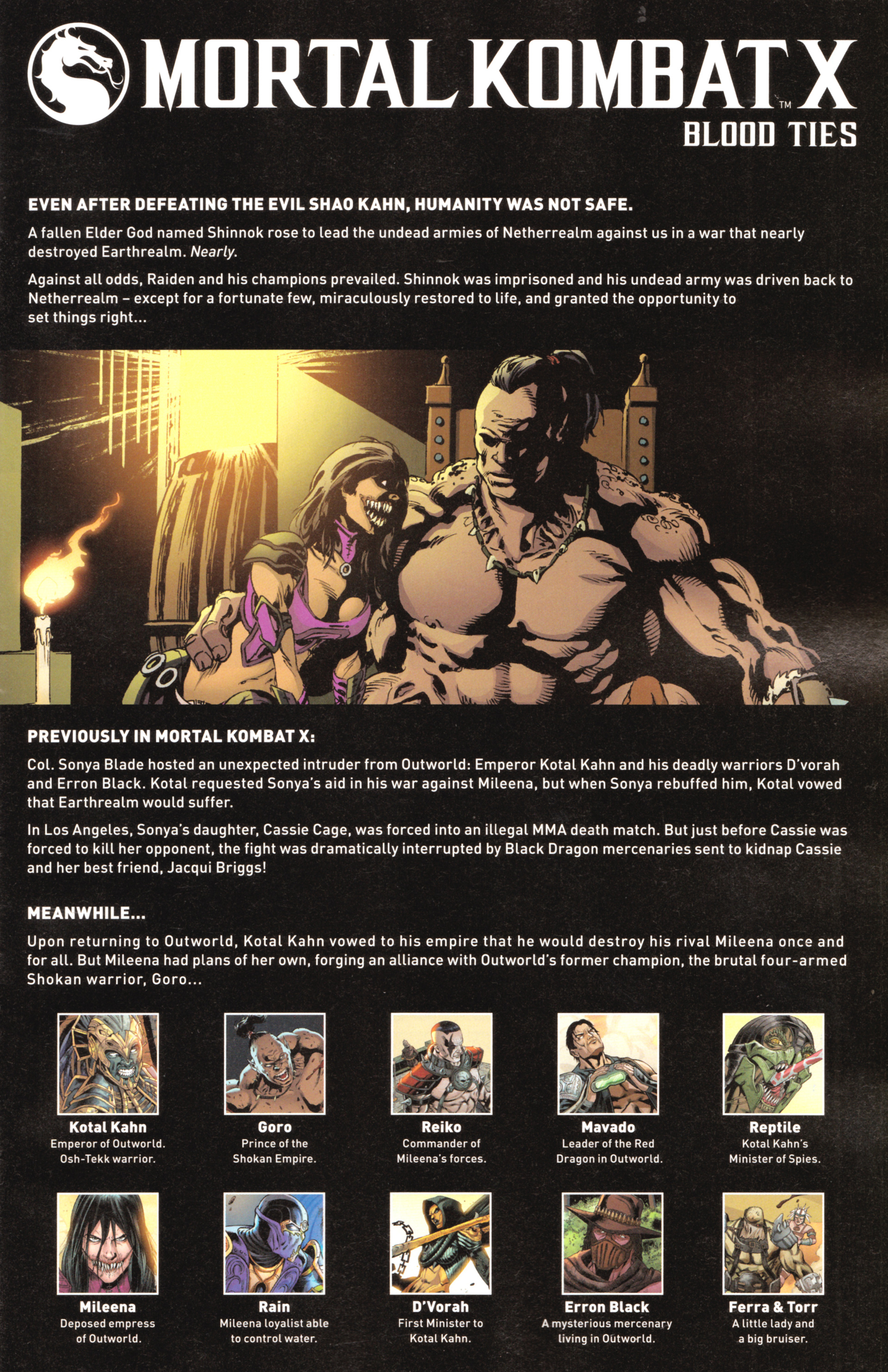 Read online Mortal Kombat X [II] comic -  Issue #3 - 3