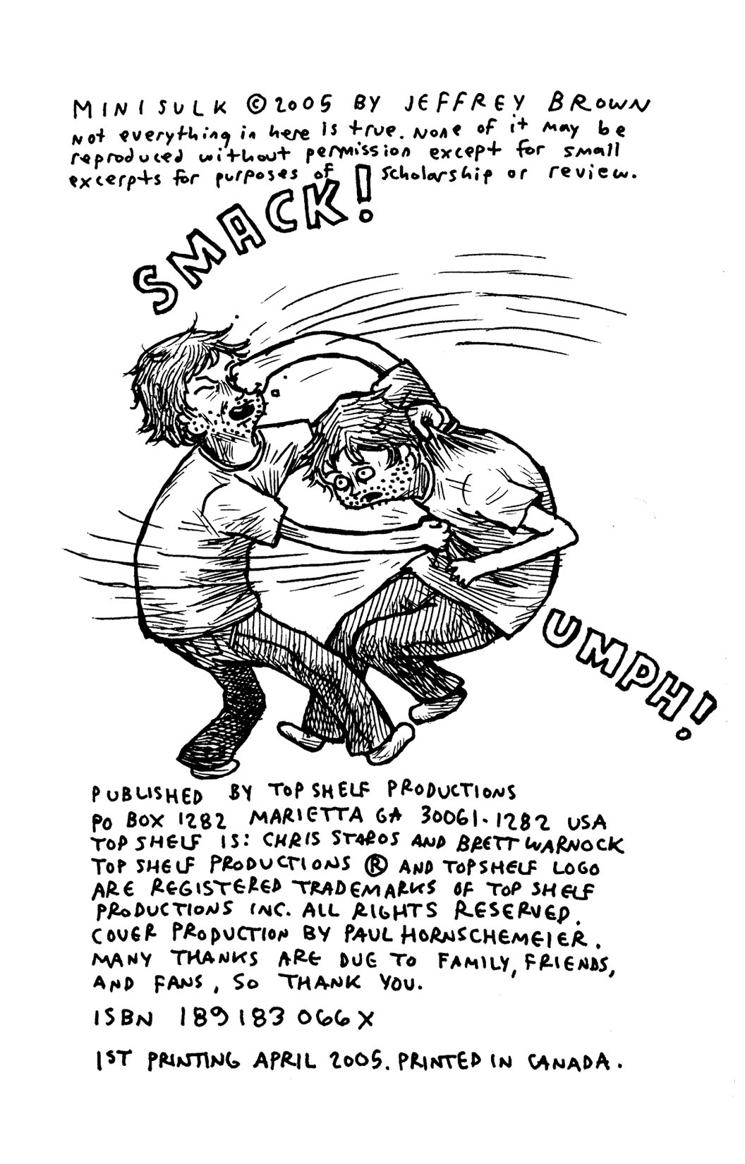 Read online Miniature Sulk comic -  Issue # TPB - 4