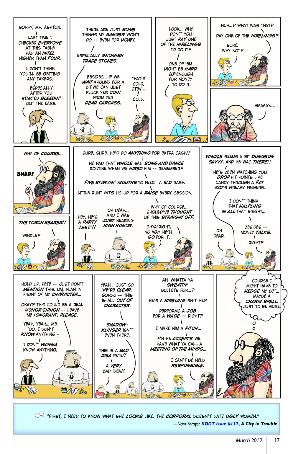 Read online Knights of the Dinner Table comic -  Issue #185 - 19