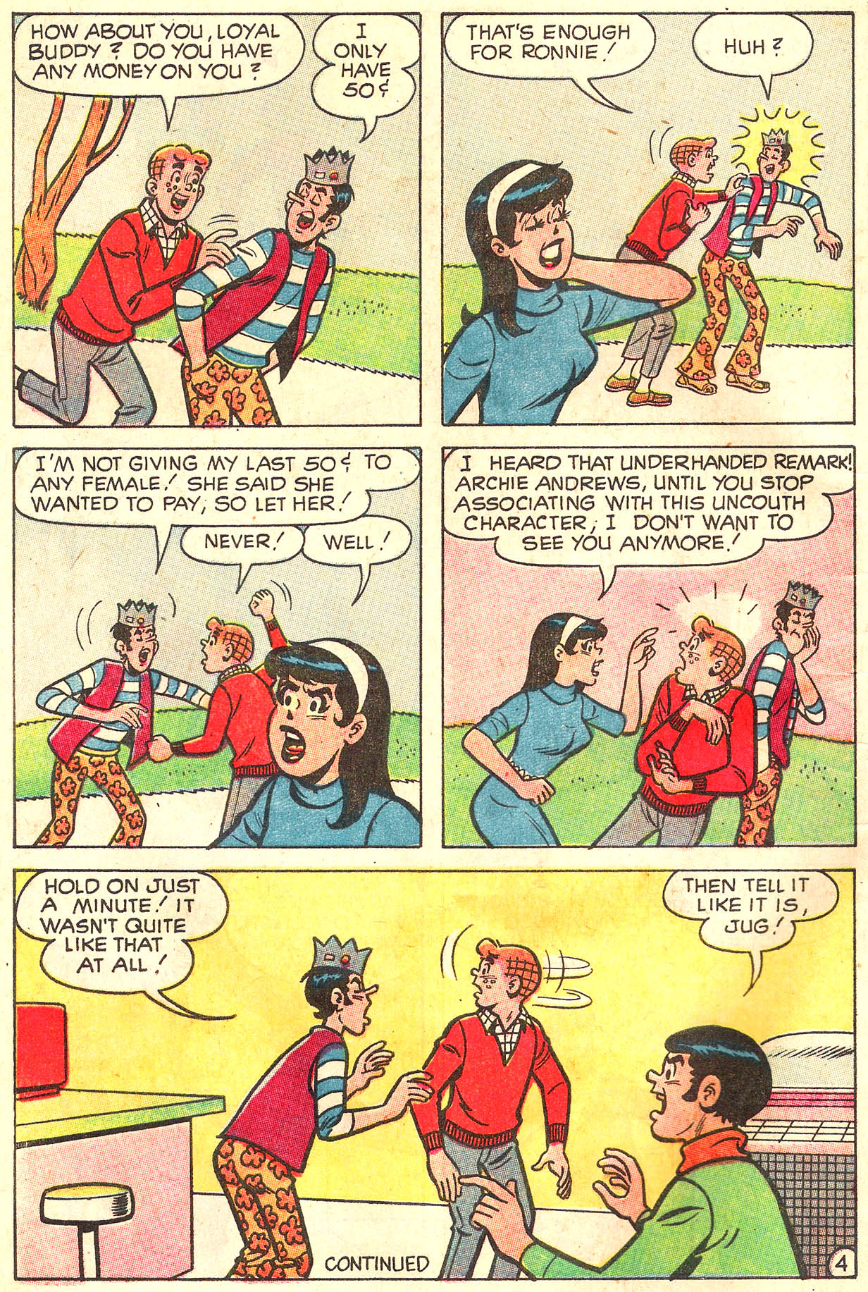 Read online Archie's TV Laugh-Out comic -  Issue #3 - 54