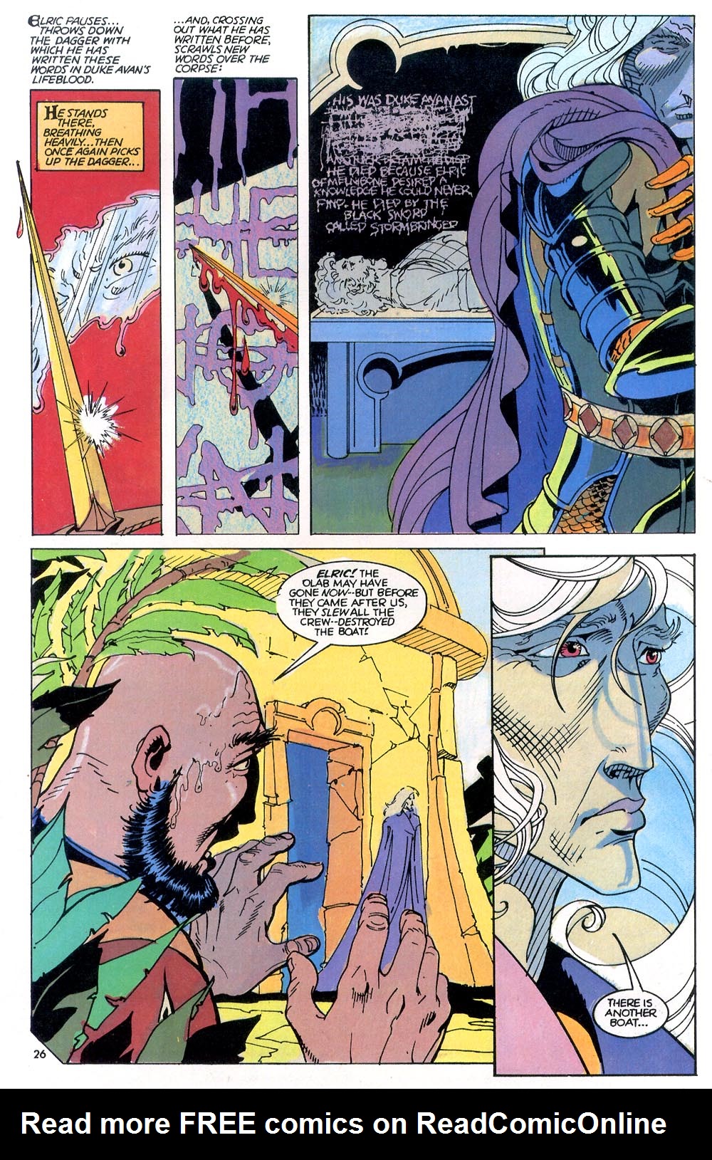 Read Online Elric Sailor On The Seas Of Fate Comic Issue 7