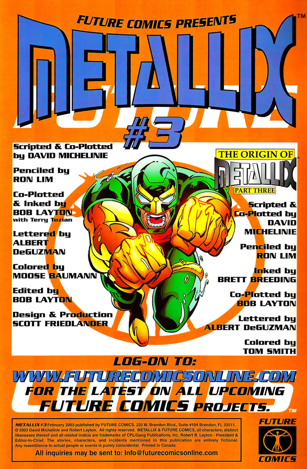 Read online Metallix comic -  Issue #3 - 2