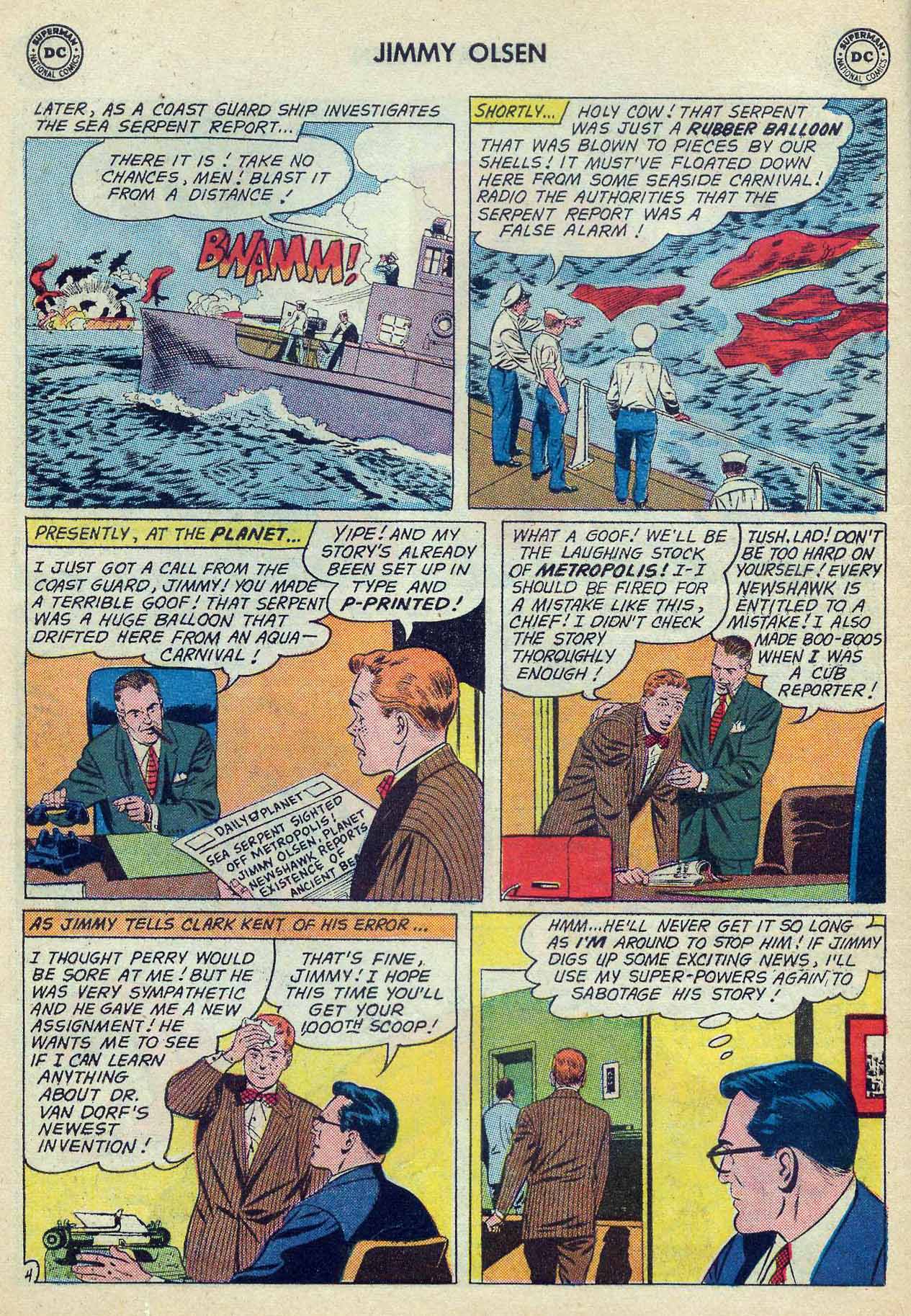 Read online Superman's Pal Jimmy Olsen comic -  Issue #51 - 6