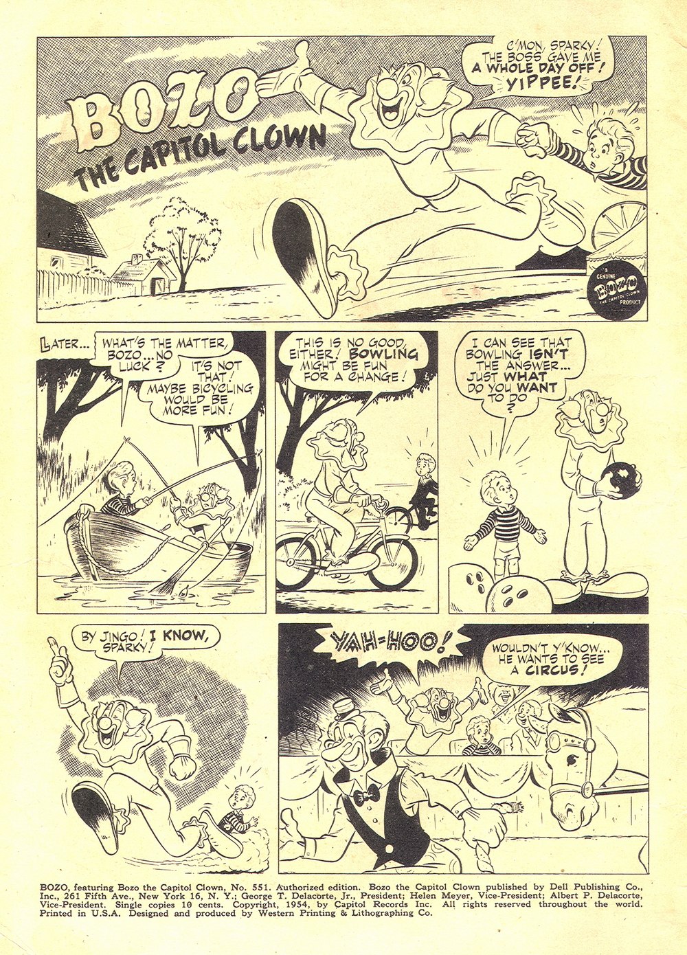 Read online Four Color Comics comic -  Issue #551 - 2