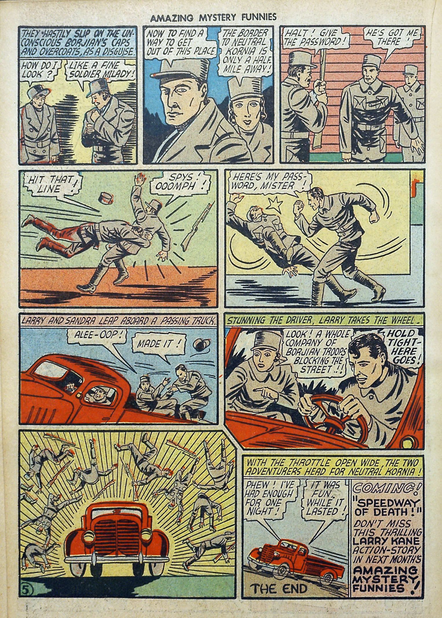 Read online Amazing Mystery Funnies comic -  Issue #24 - 37