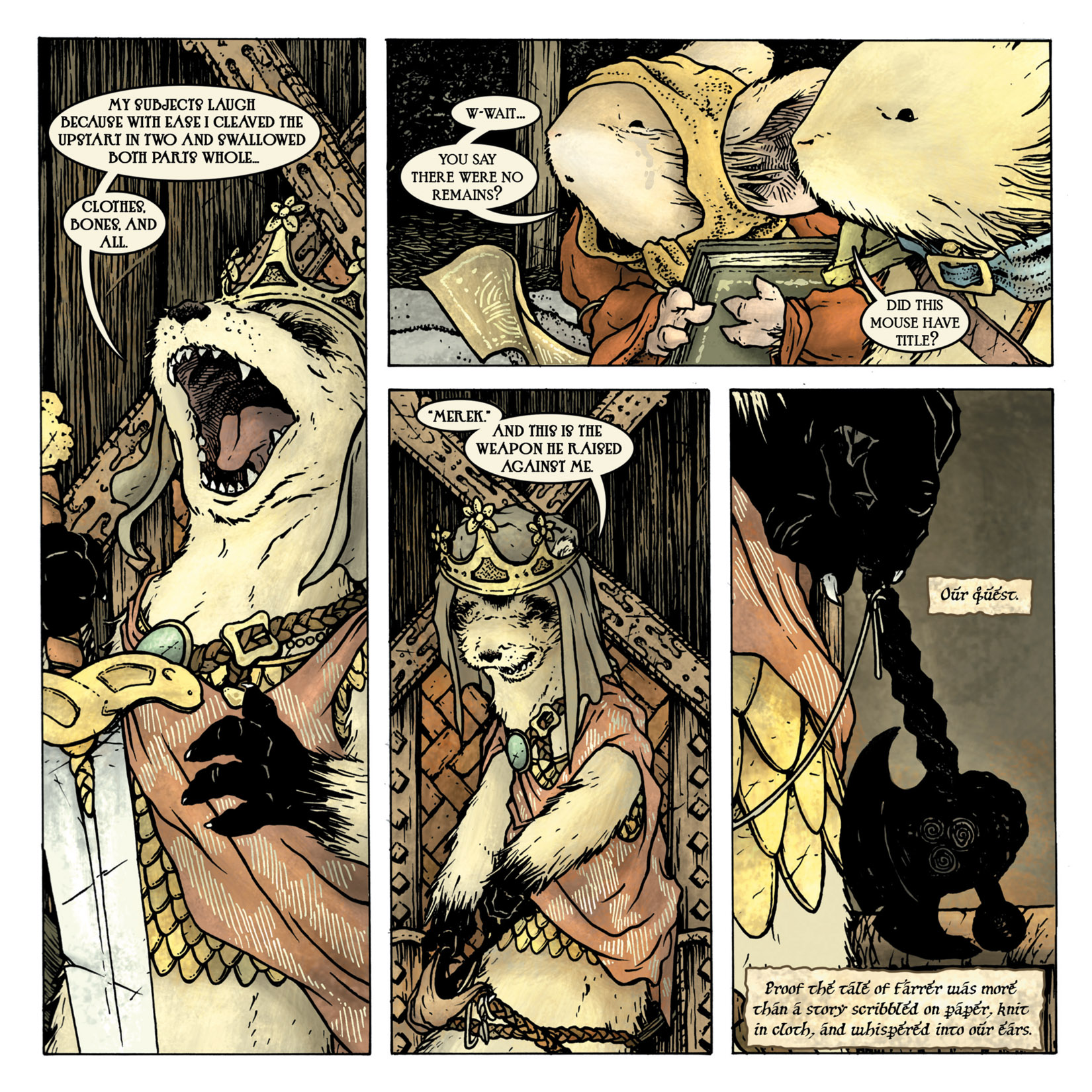 Read online Mouse Guard: The Black Axe comic -  Issue #3 - 15