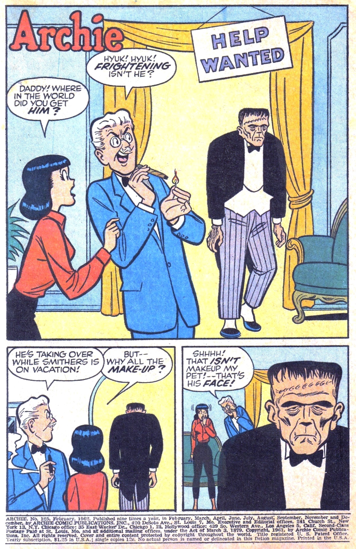 Read online Archie (1960) comic -  Issue #125 - 3