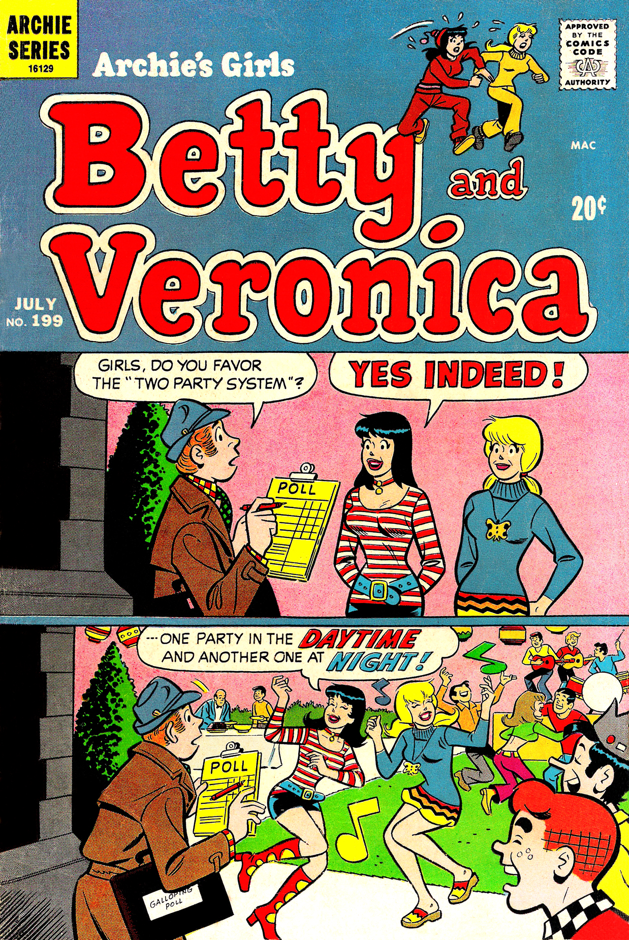 Read online Archie's Girls Betty and Veronica comic -  Issue #199 - 1